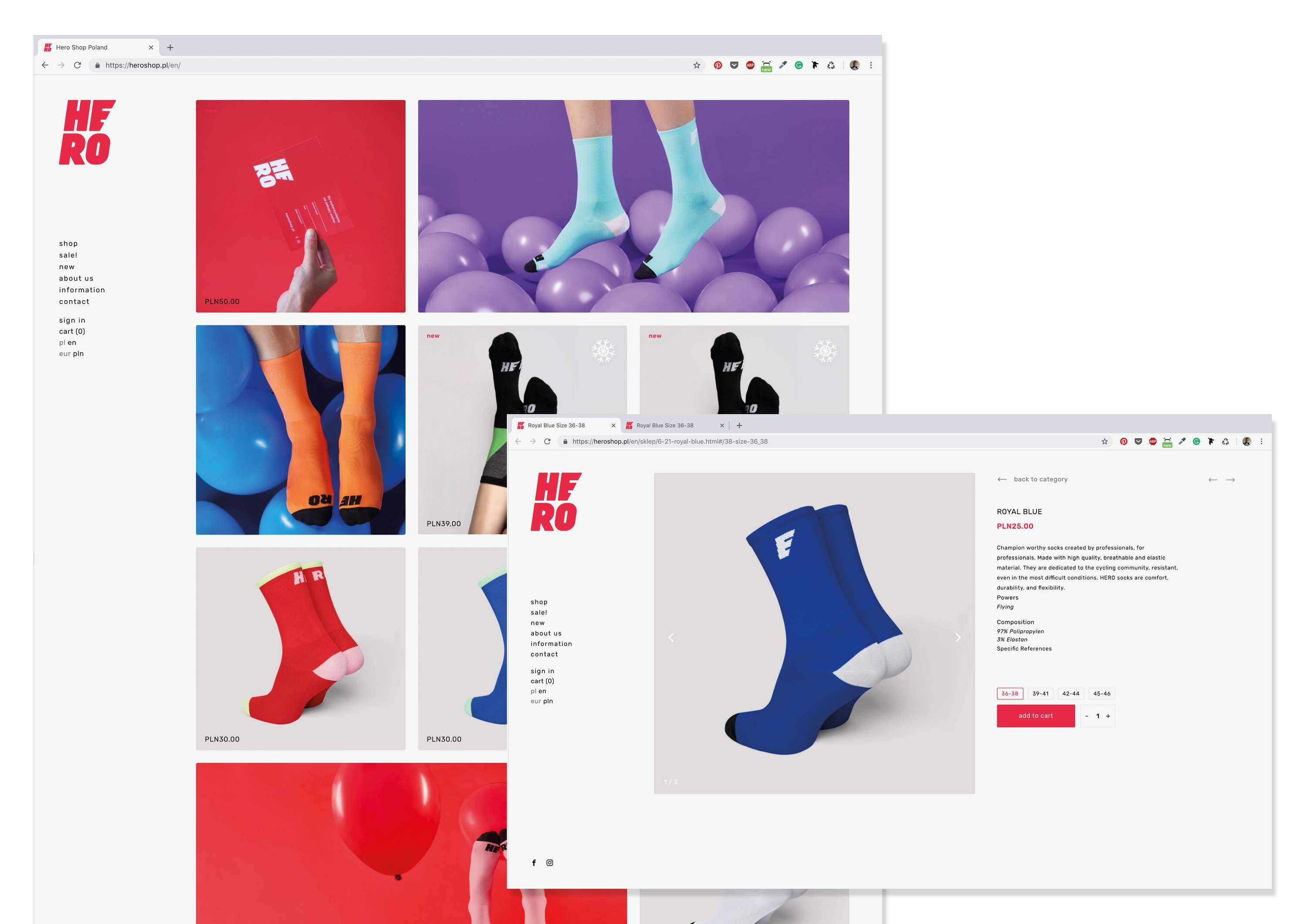 Hero Branding & Web design by Alice Szymankiewicz