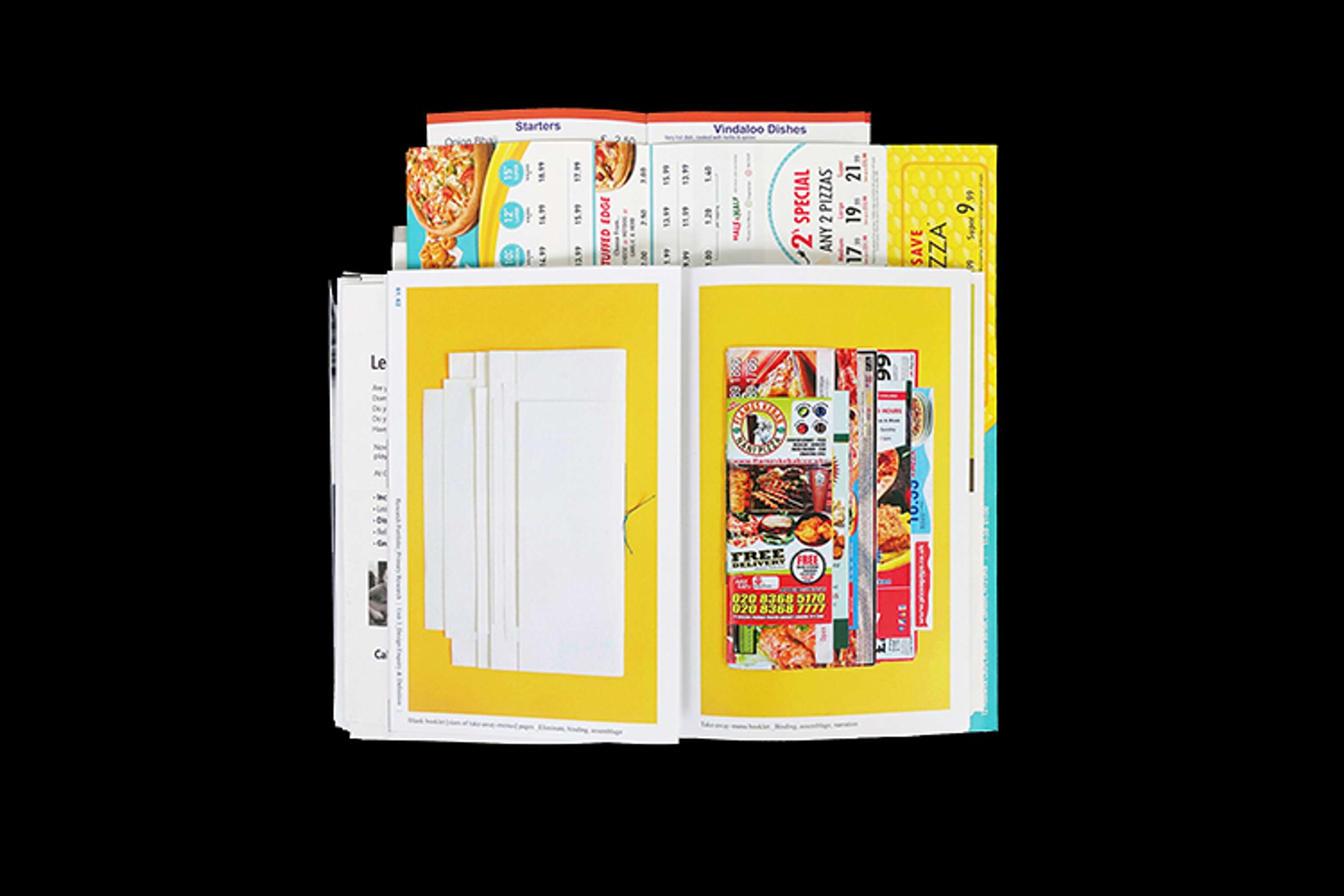 Junk mail visual research by Suzanne Green