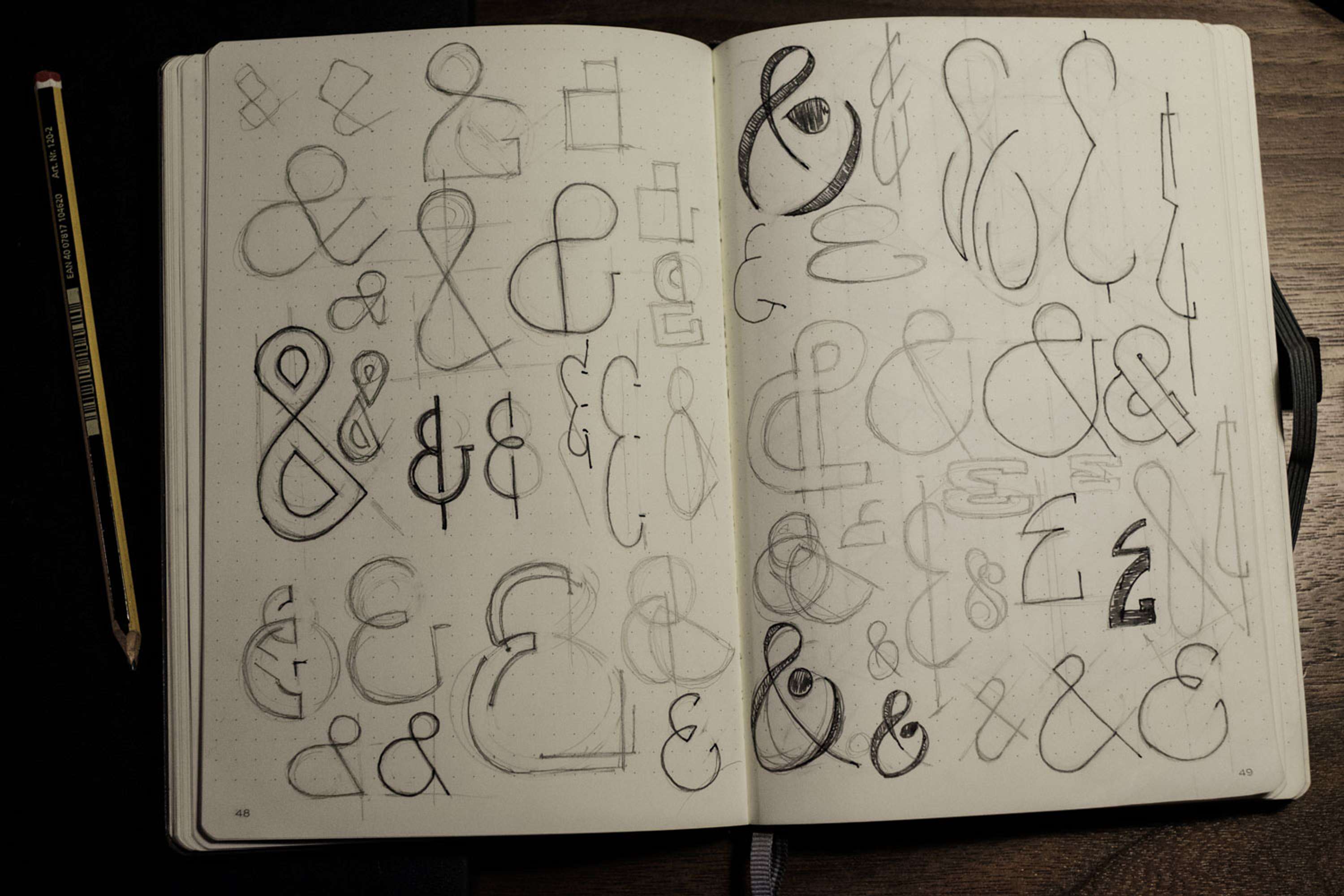 Sketchbook Type Play by David Jackson