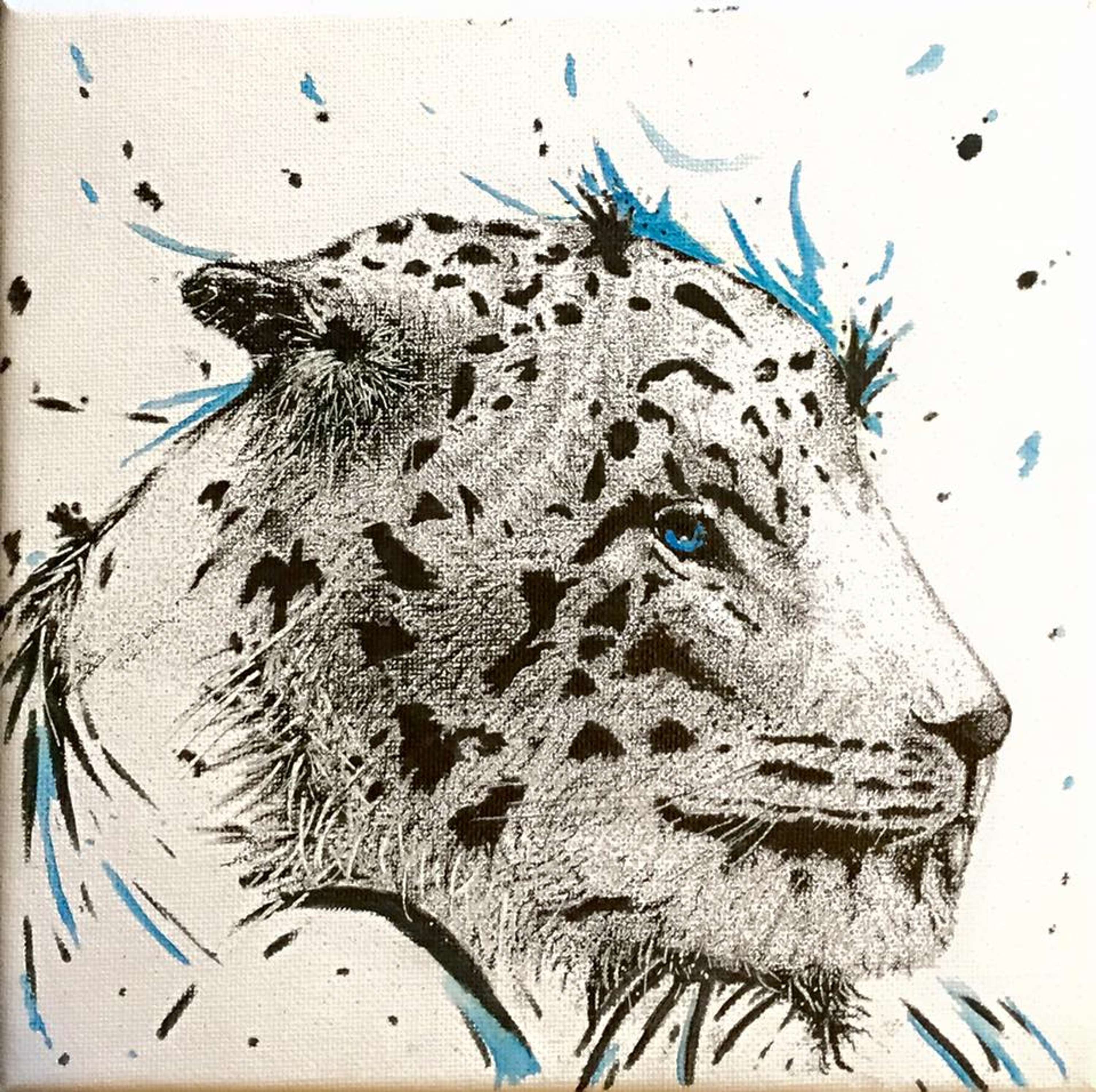 Client Commission - Snow Leopard by Joe Bailey