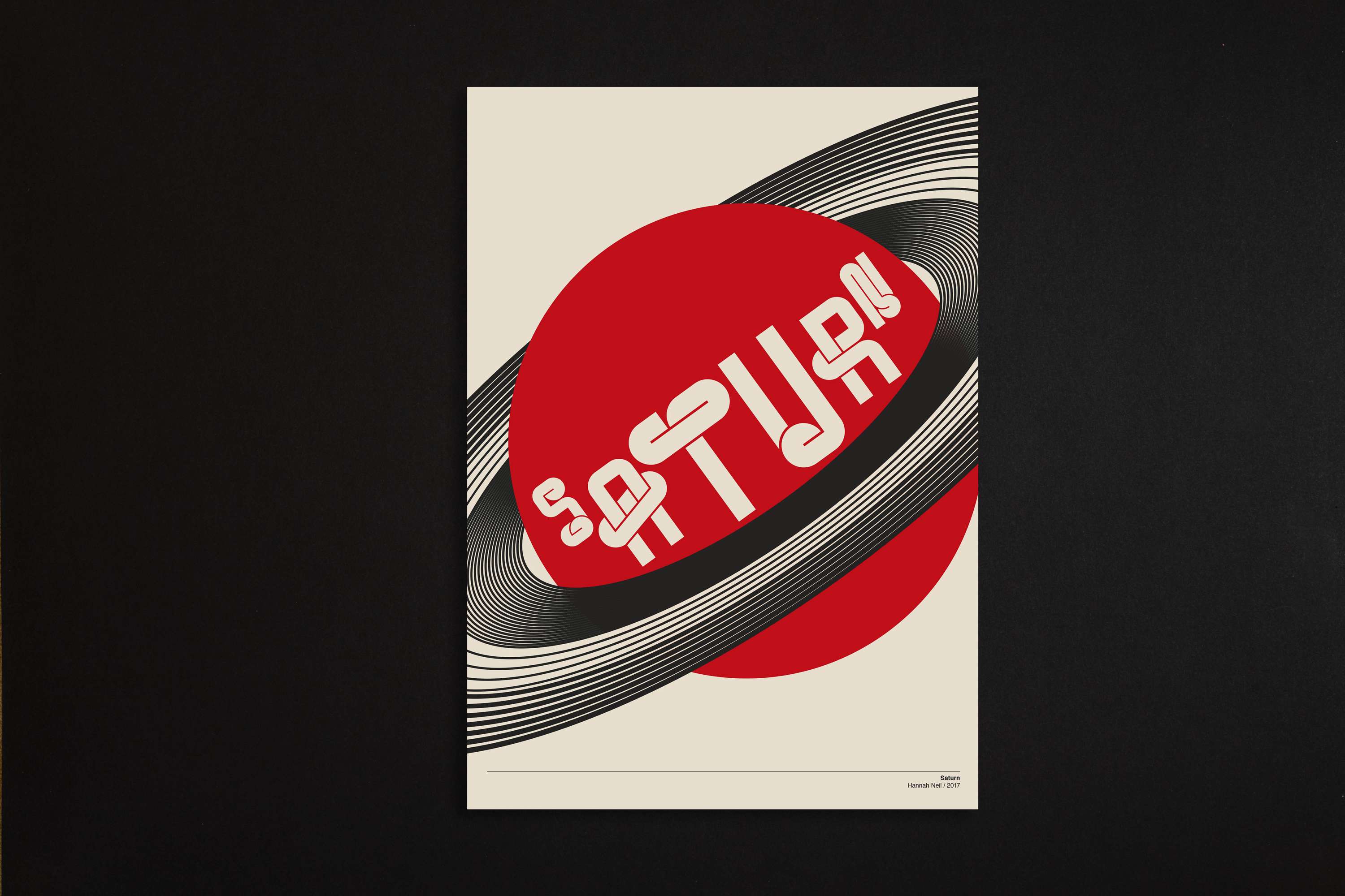 SATURN // Typeface by Hannah Neil