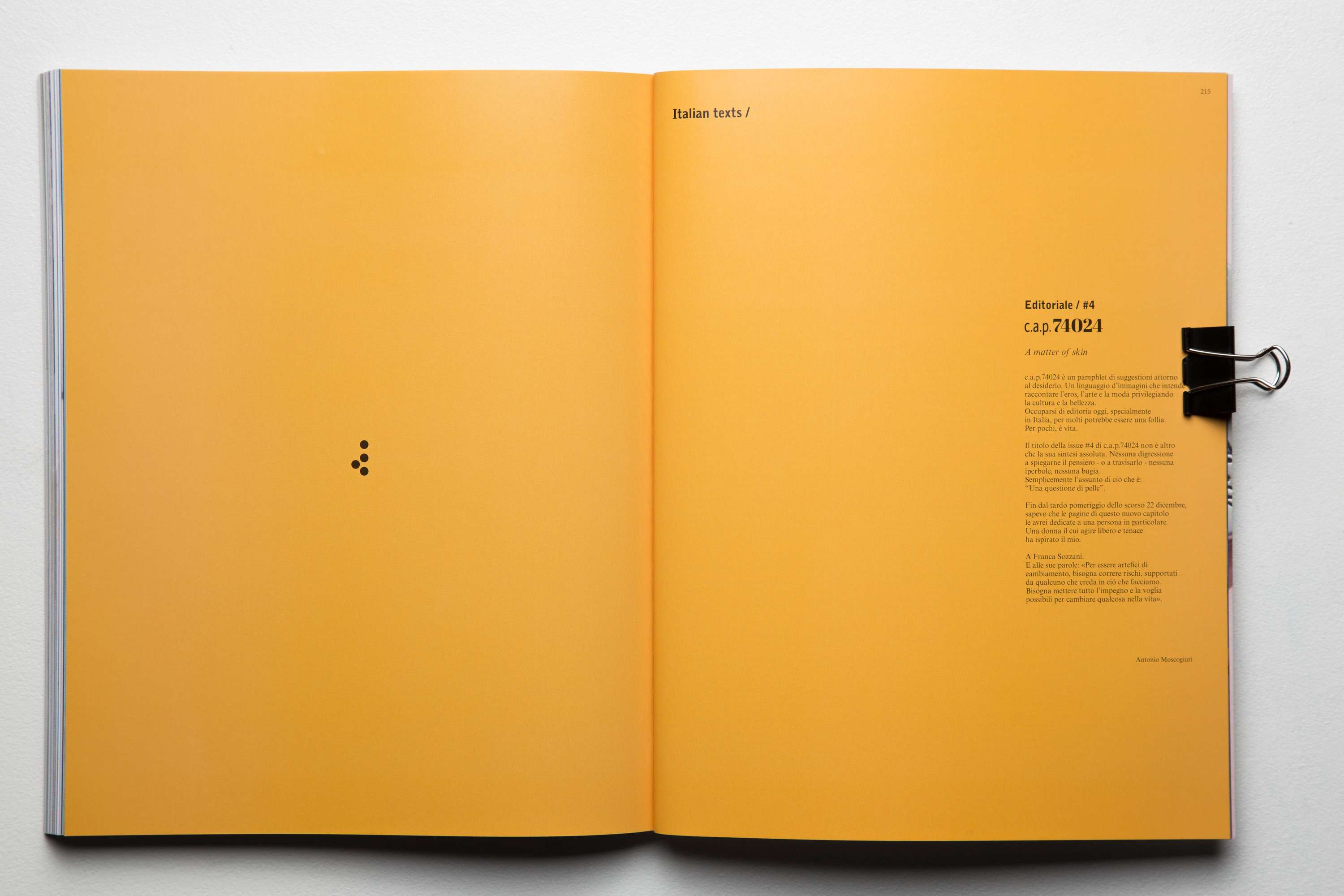 C.a.p. 74024 - A matter of skin by Amelie Sophia Rehm
