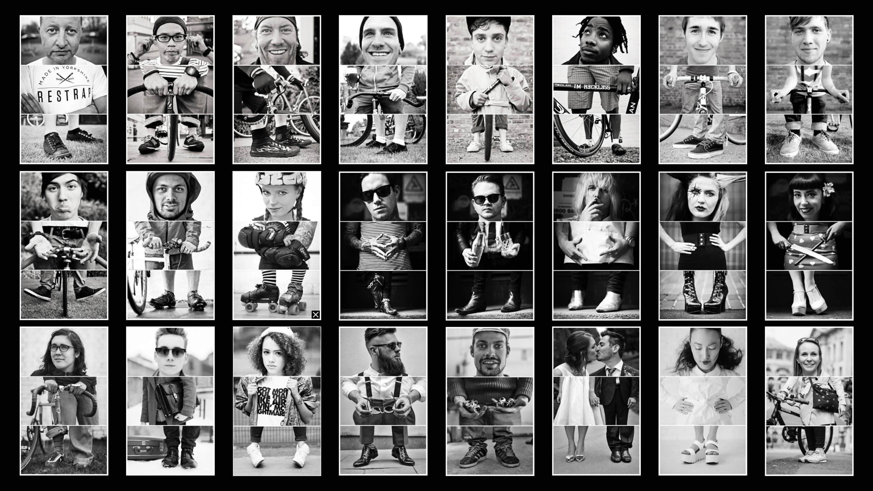 Triptych Portraits by Mark Ivkovic