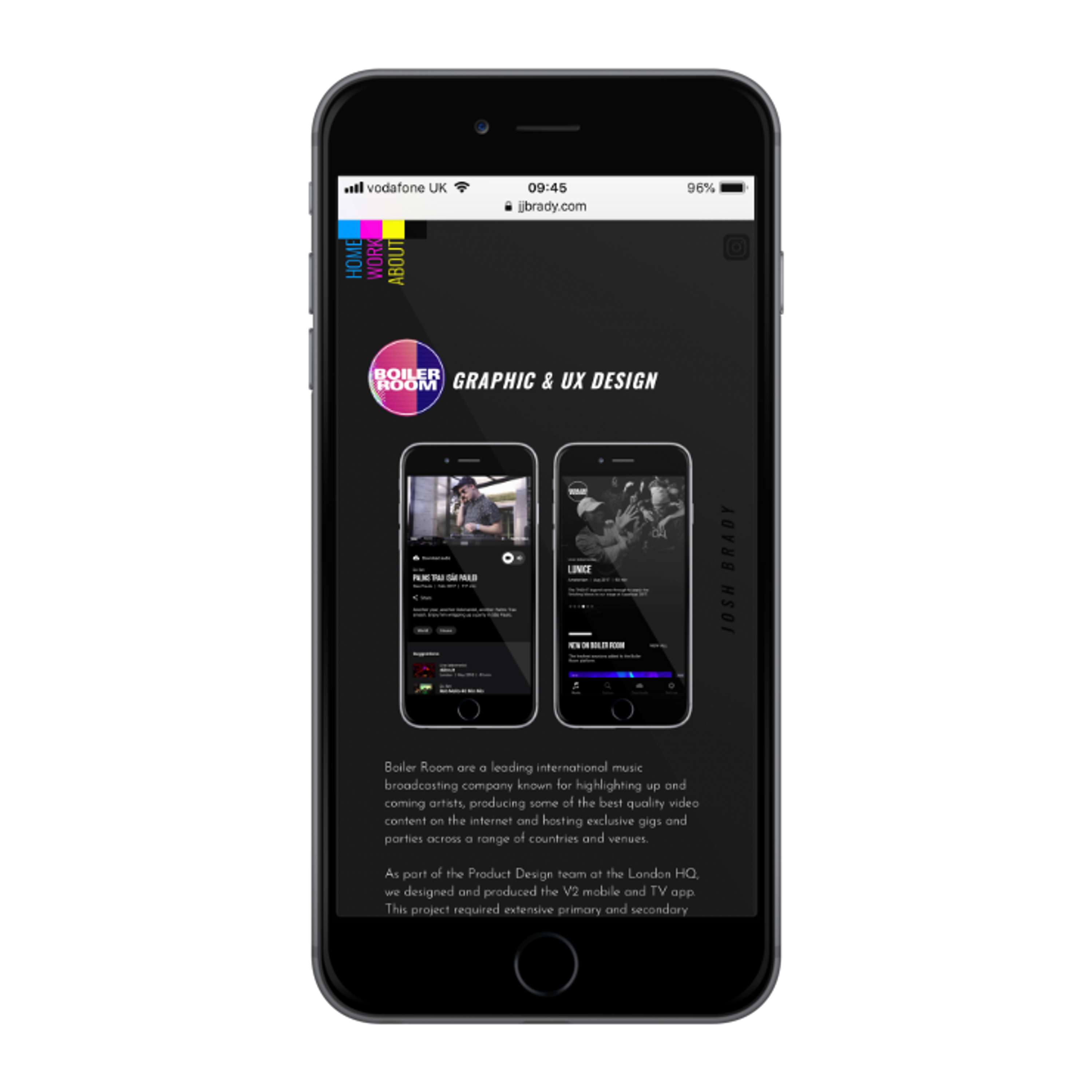 Josh Brady Creative Website by Josh Brady