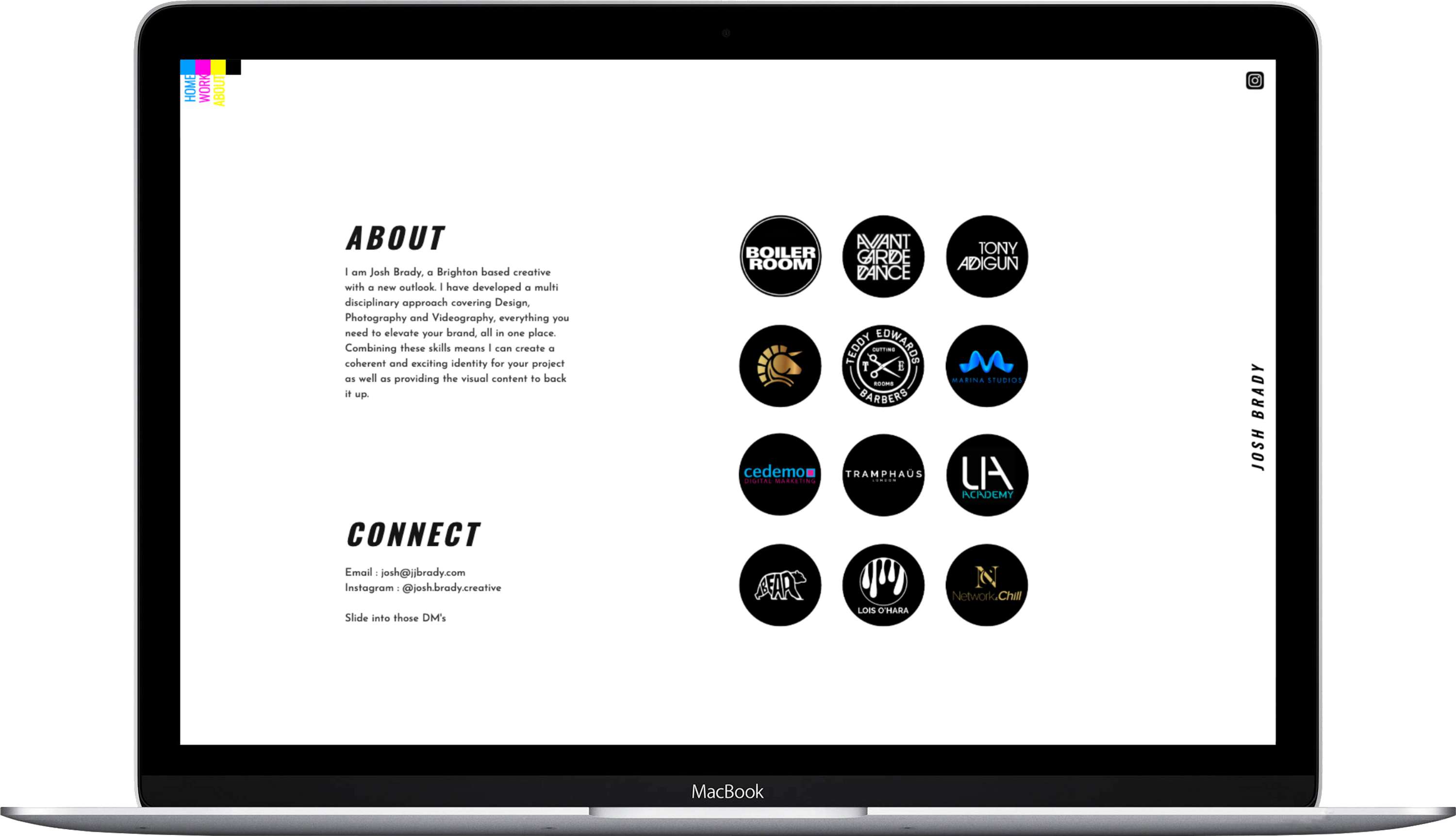 Josh Brady Creative Website by Josh Brady