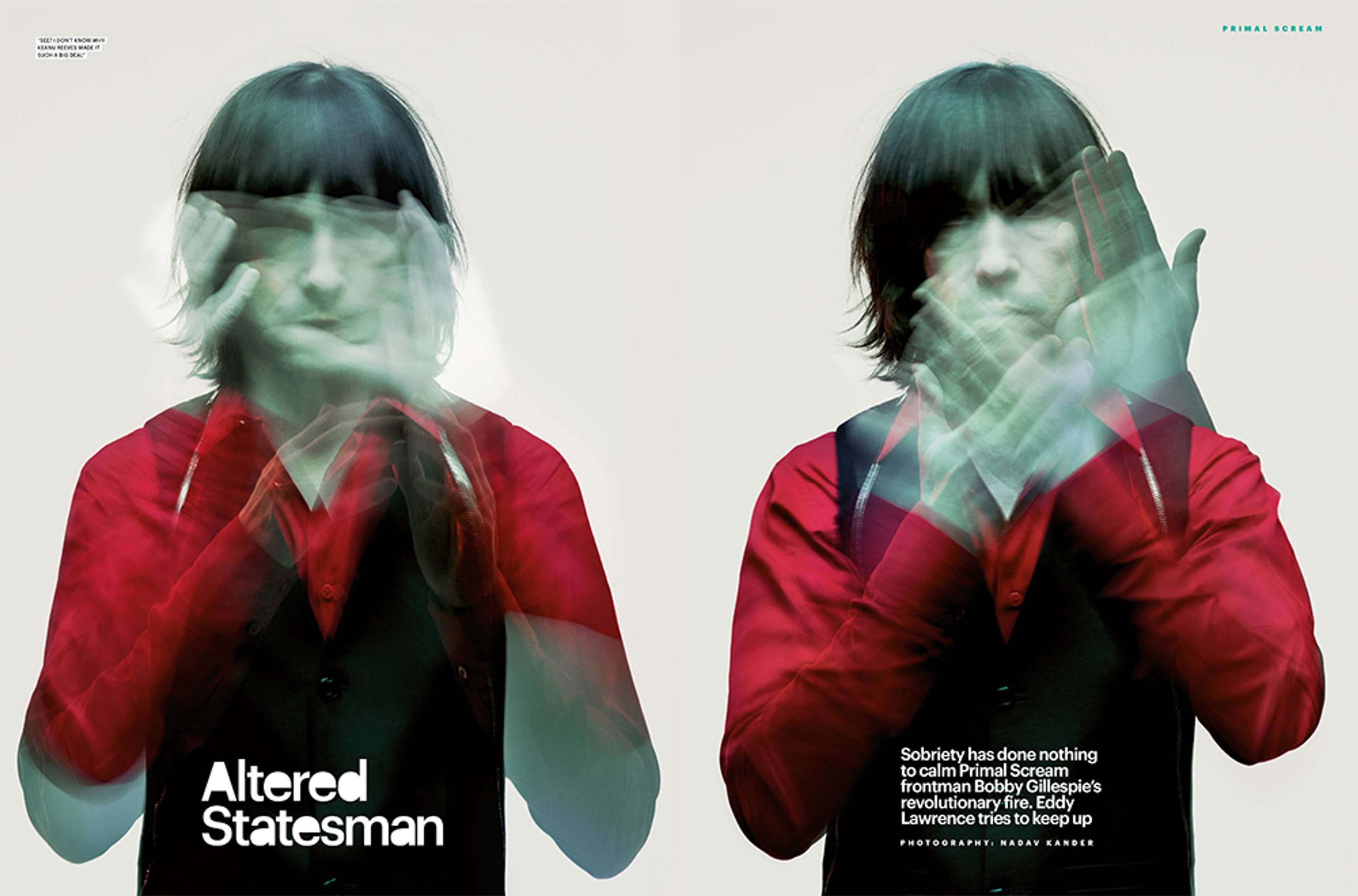 Bobby Gillespie by Kevin Fay