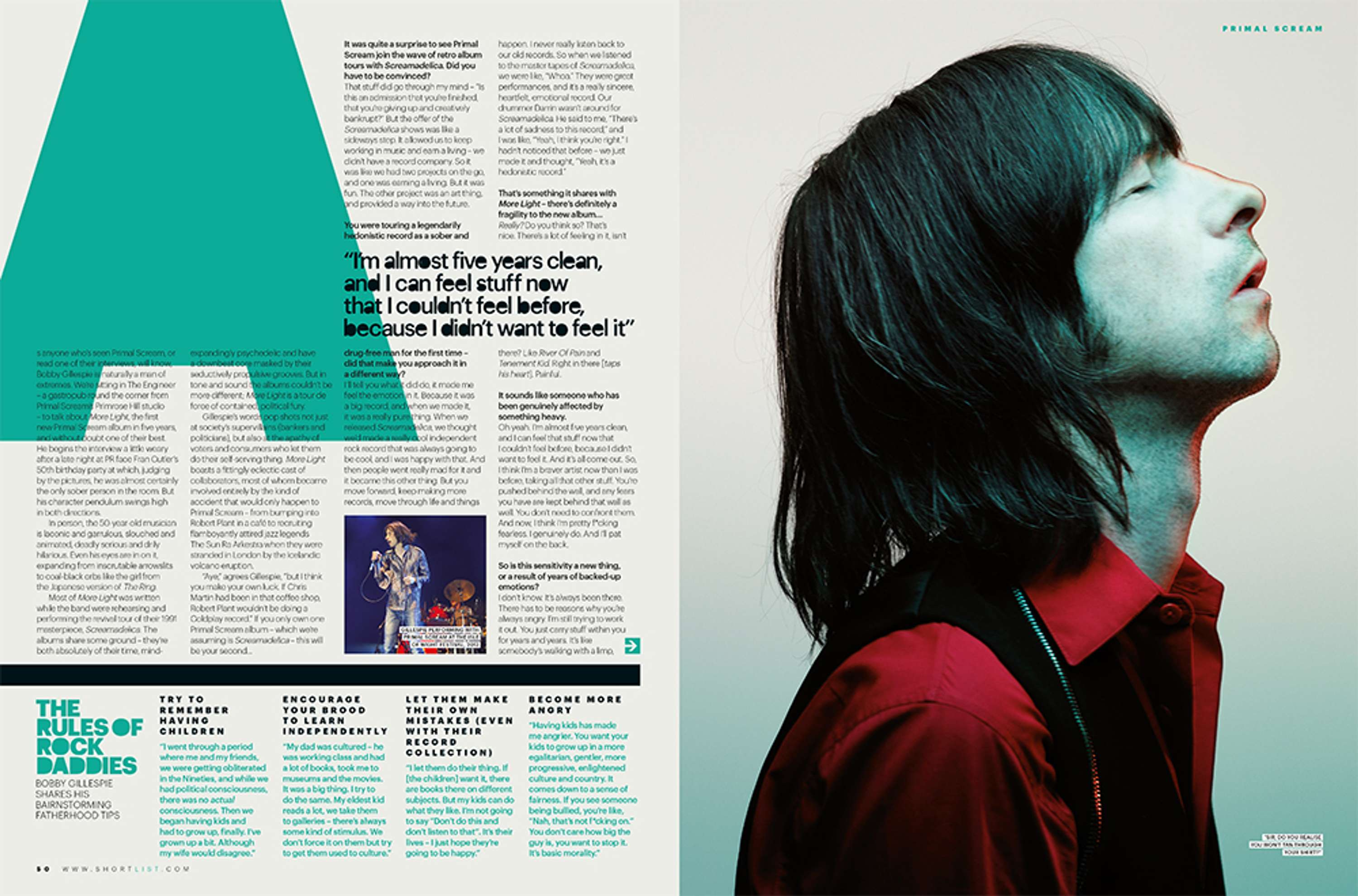 Bobby Gillespie by Kevin Fay
