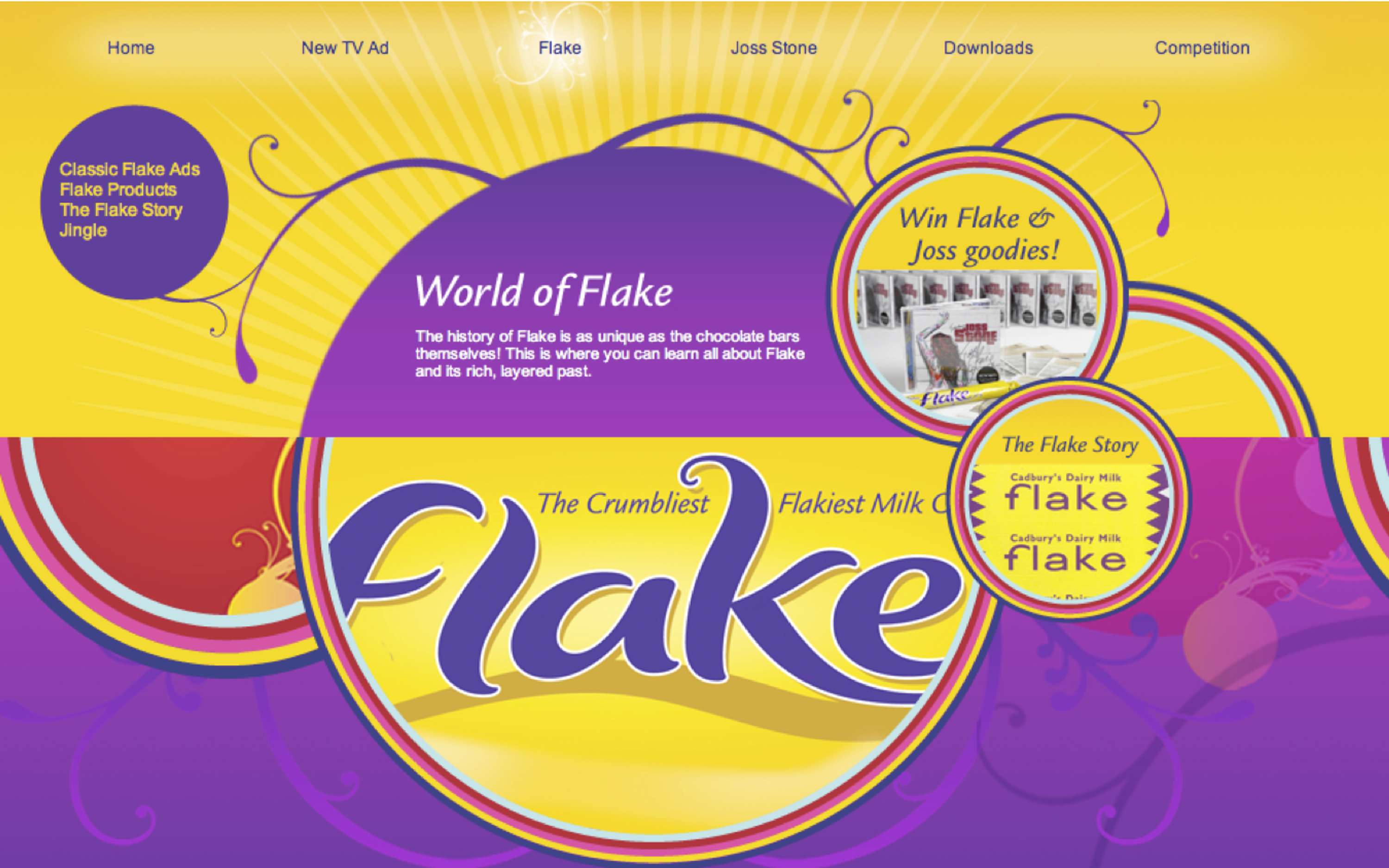Cadbury Flake - Web Relaunch by Seamus Duff