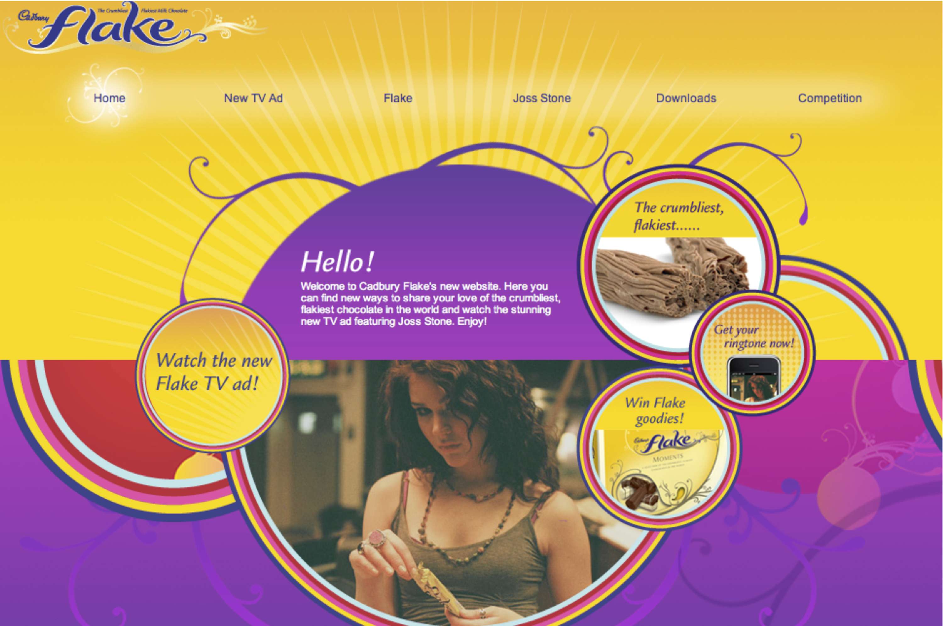 Cadbury Flake - Web Relaunch by Seamus Duff