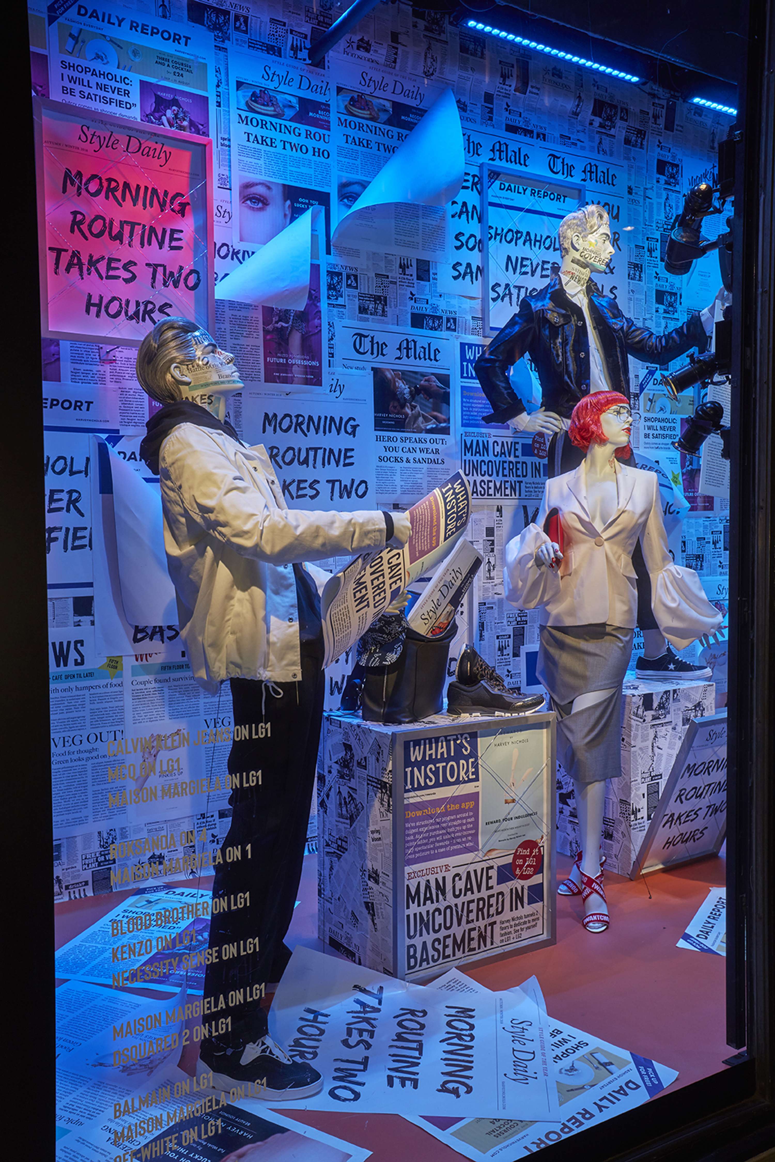 Harvey Nichols Window Display Portfolio 2018 by Robin McGonigle