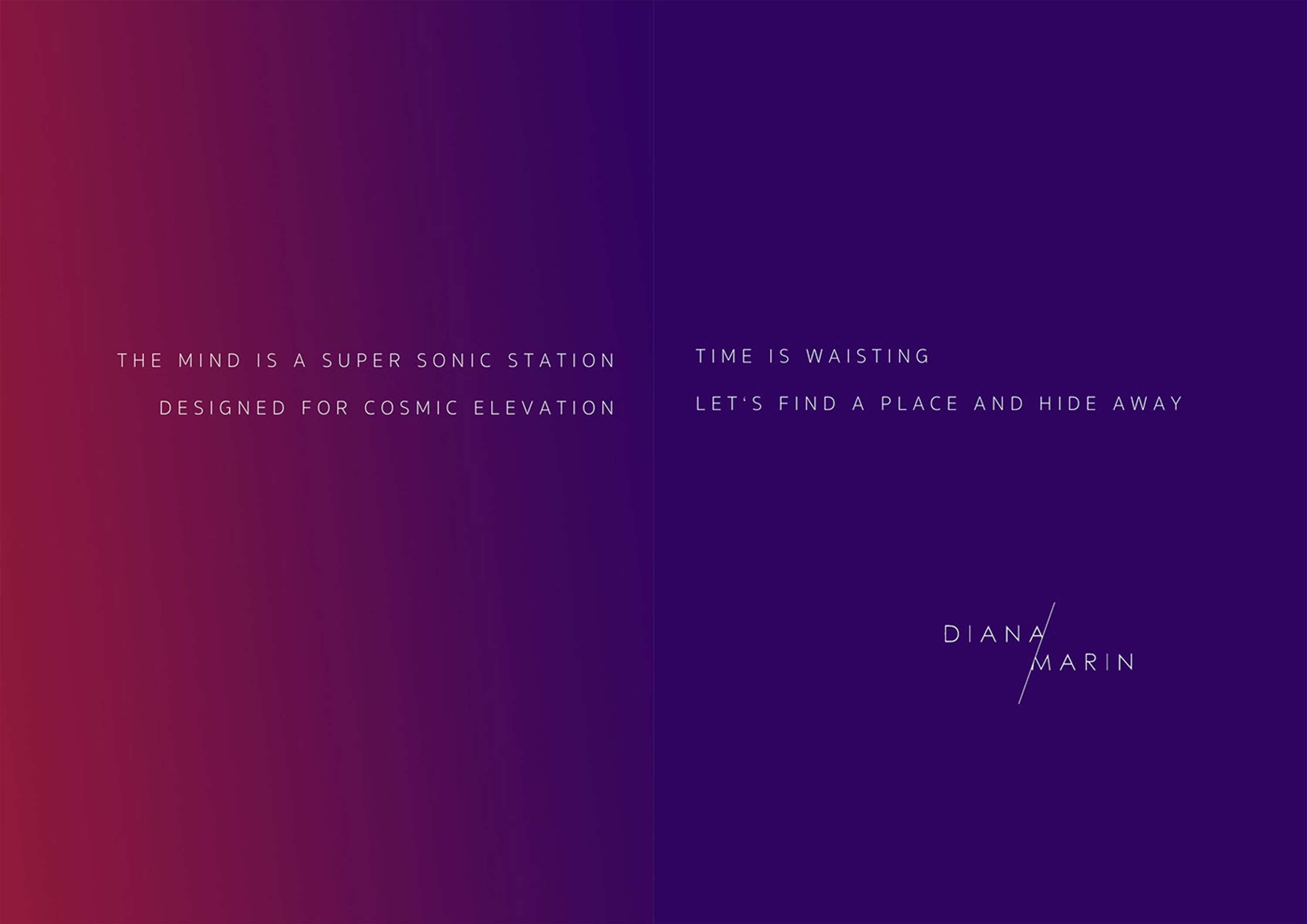 Urban Outer Space by DIANA MARIN