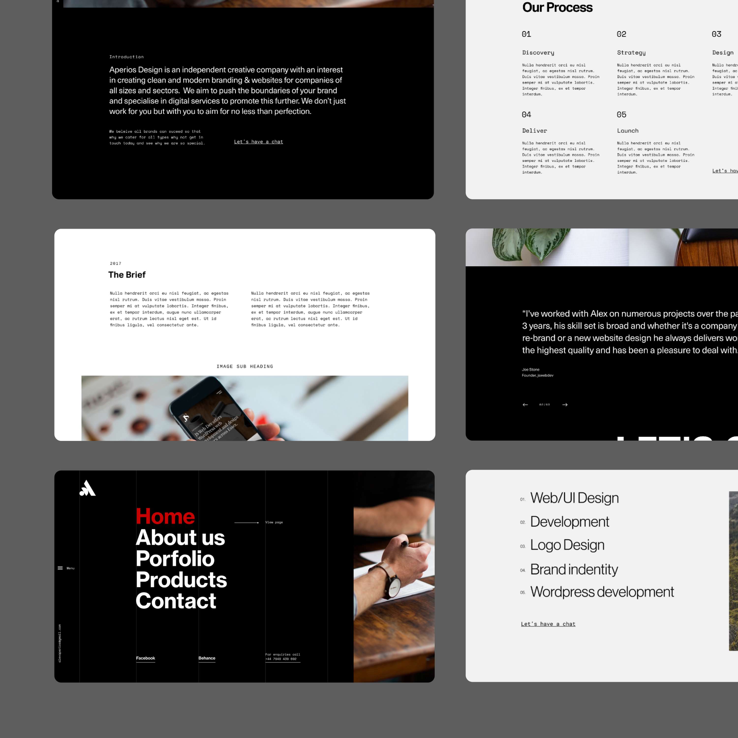 Aperios Design Ltd  - Branding and website redesign by Alex Aperios