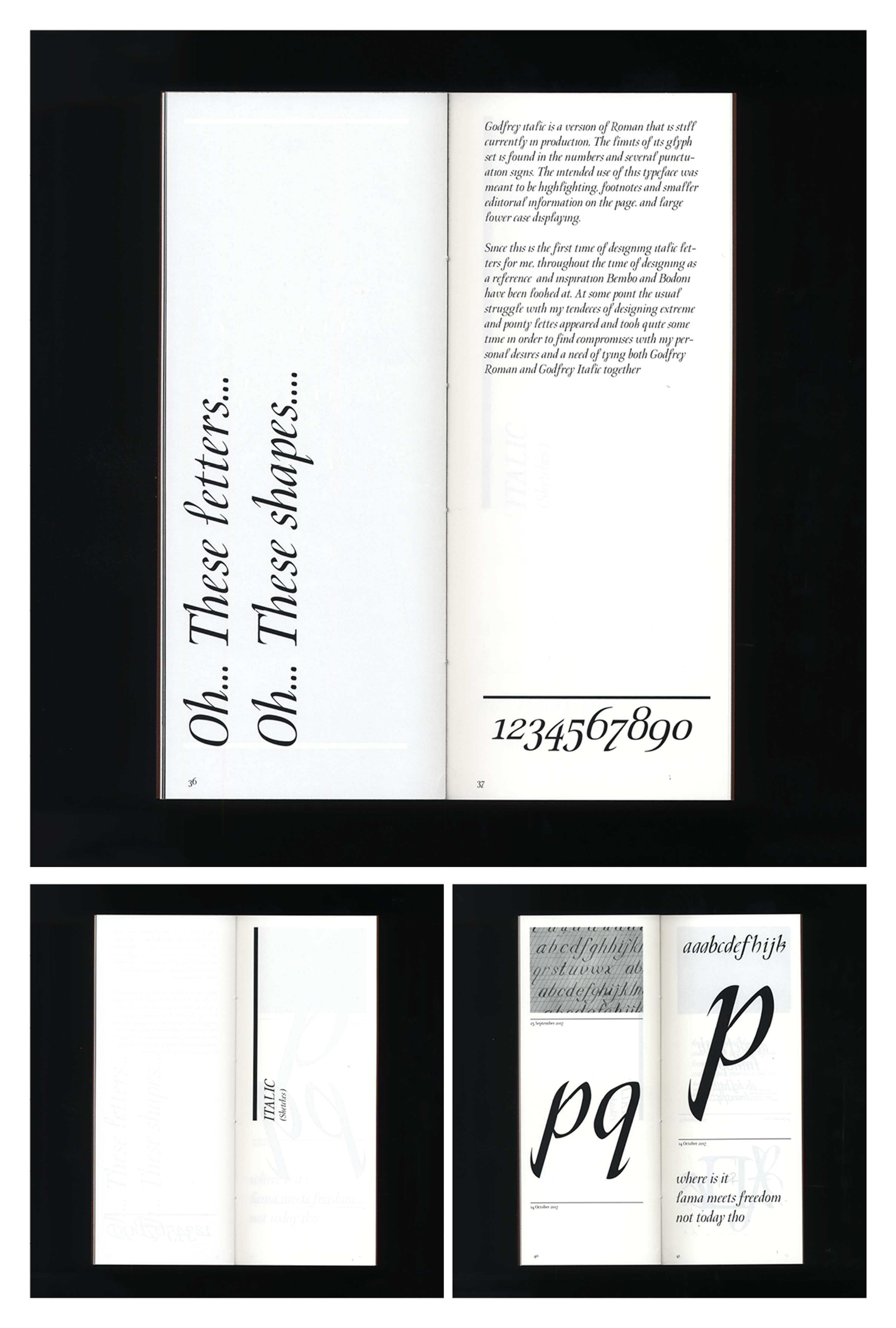 Godfrey Typeface by Mariam Darchiashvili