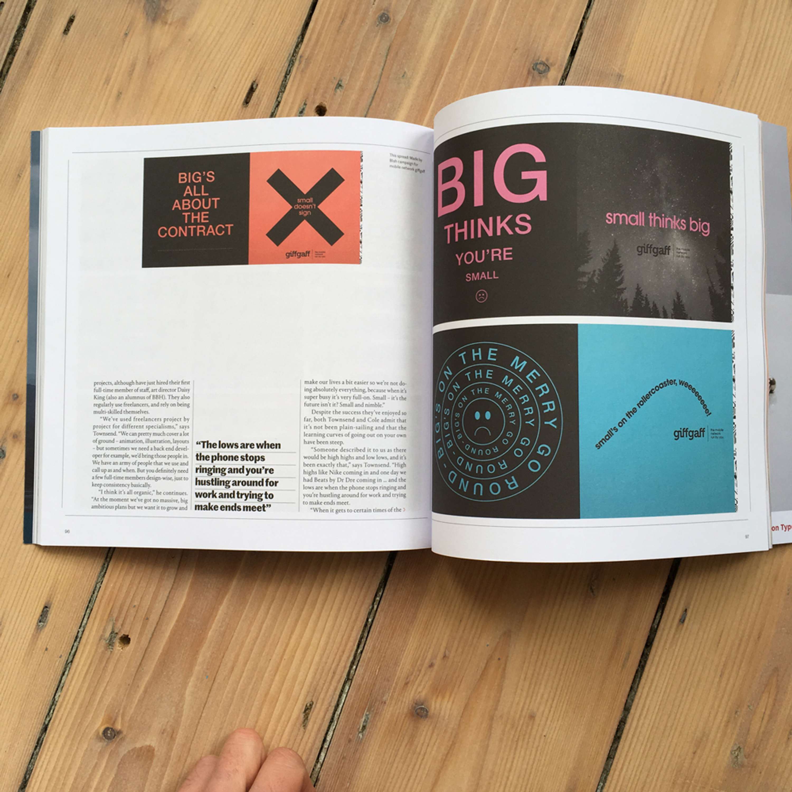 CREATIVE REVIEW feature by Oli Cole