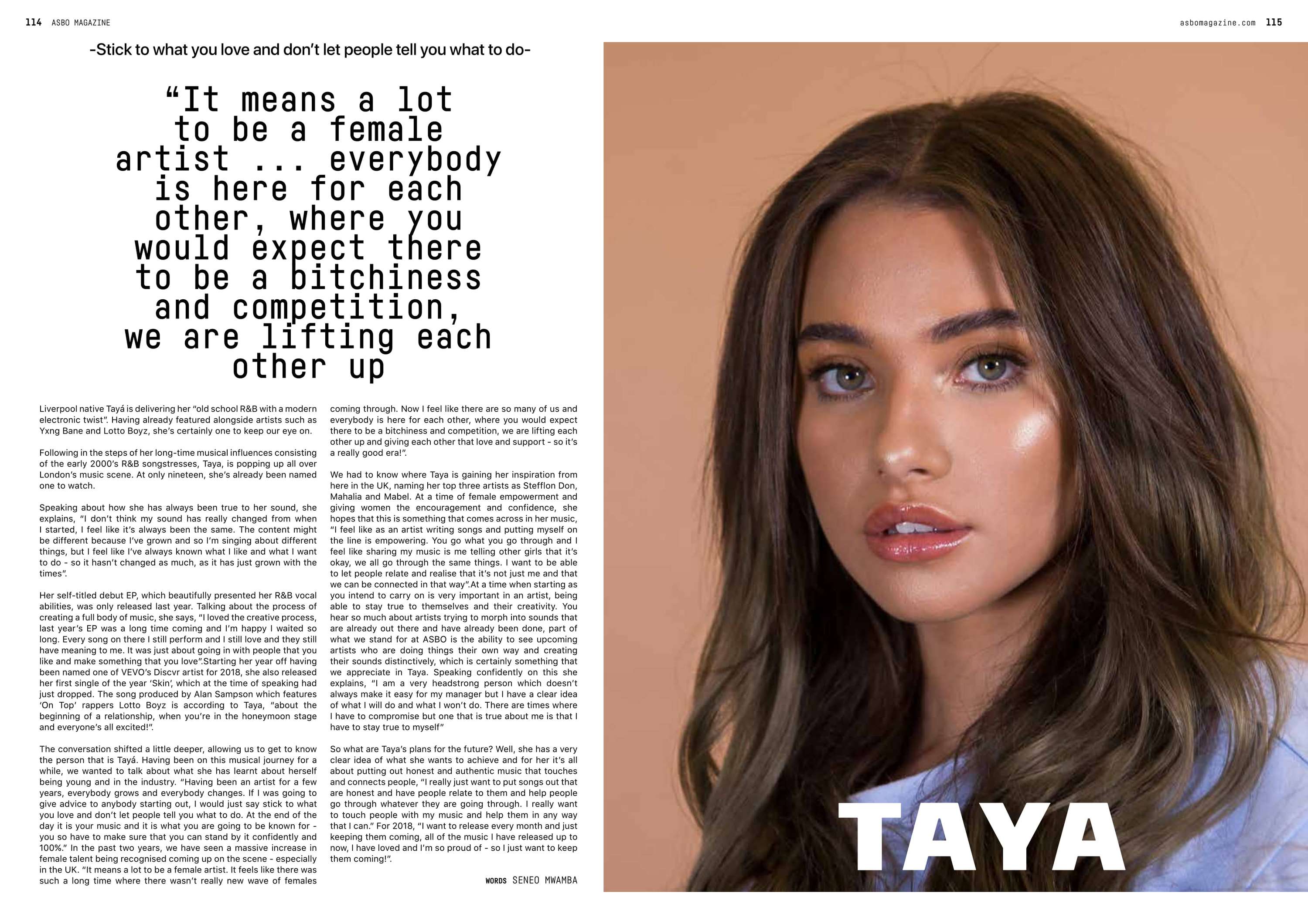 Tayá Feature by Seneo Mwamba