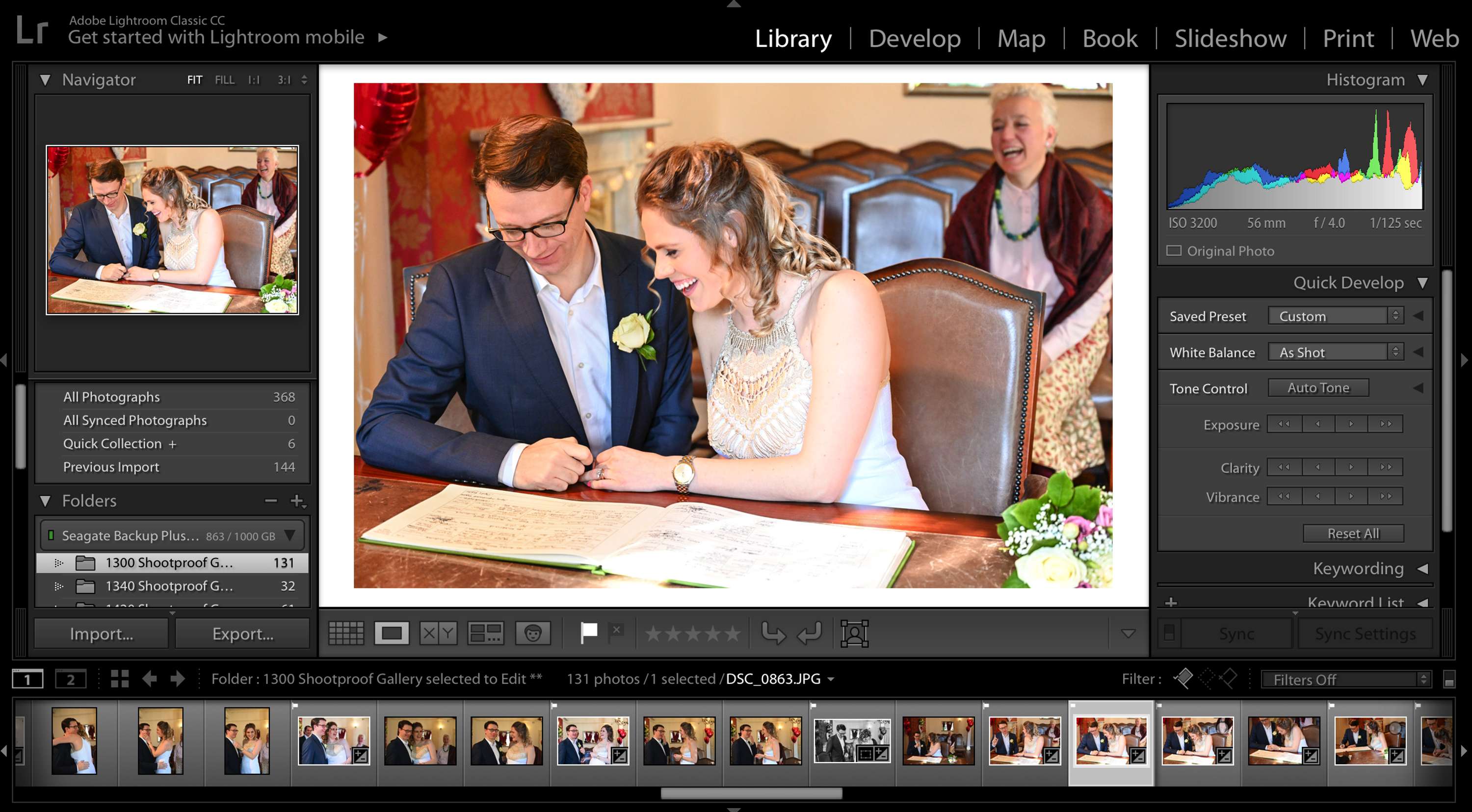 Digital  Photography Client Gallery Development - User Interface Design by Carmen Gowie