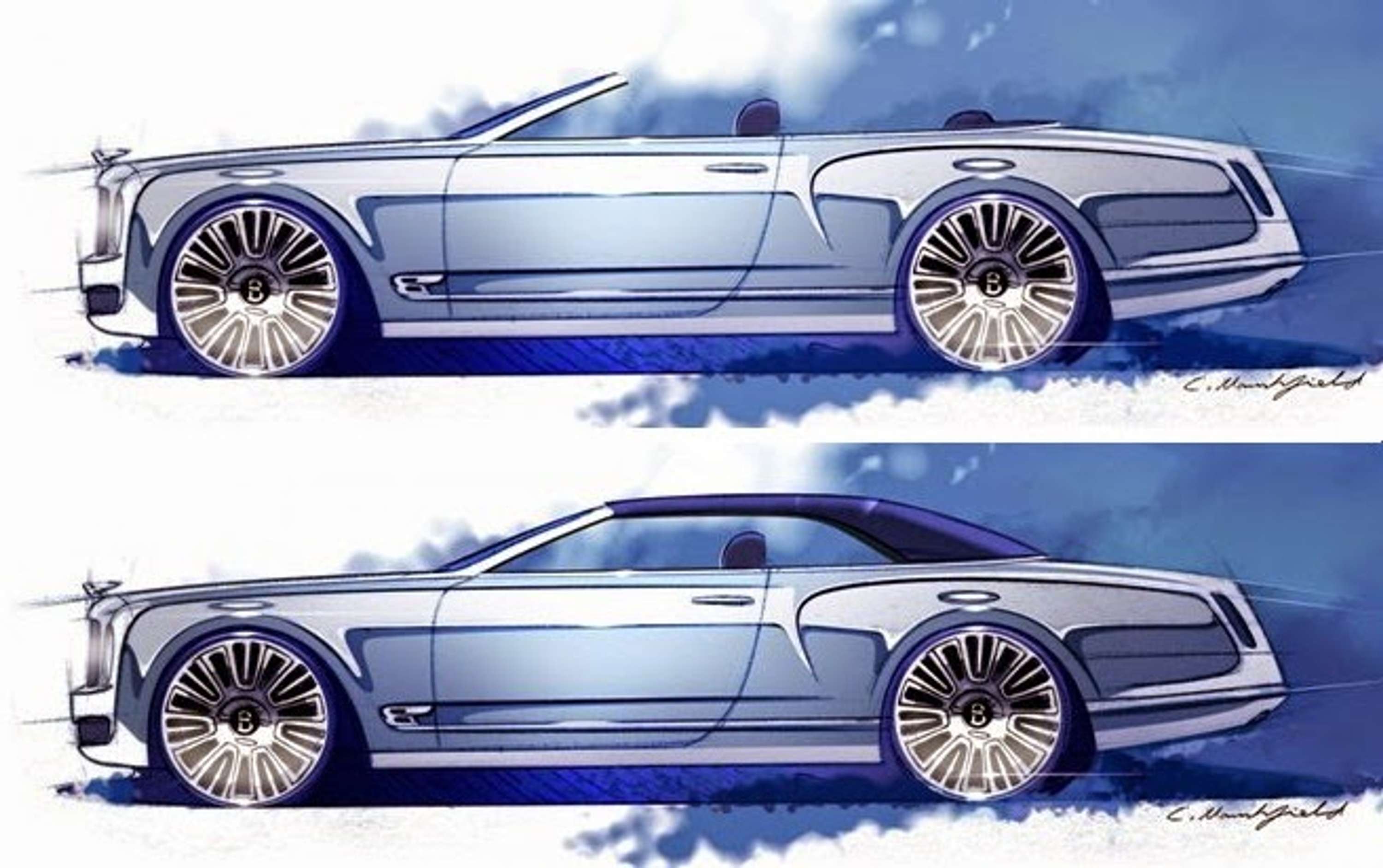 Bentley Design Work by David Moorcroft Sumner
