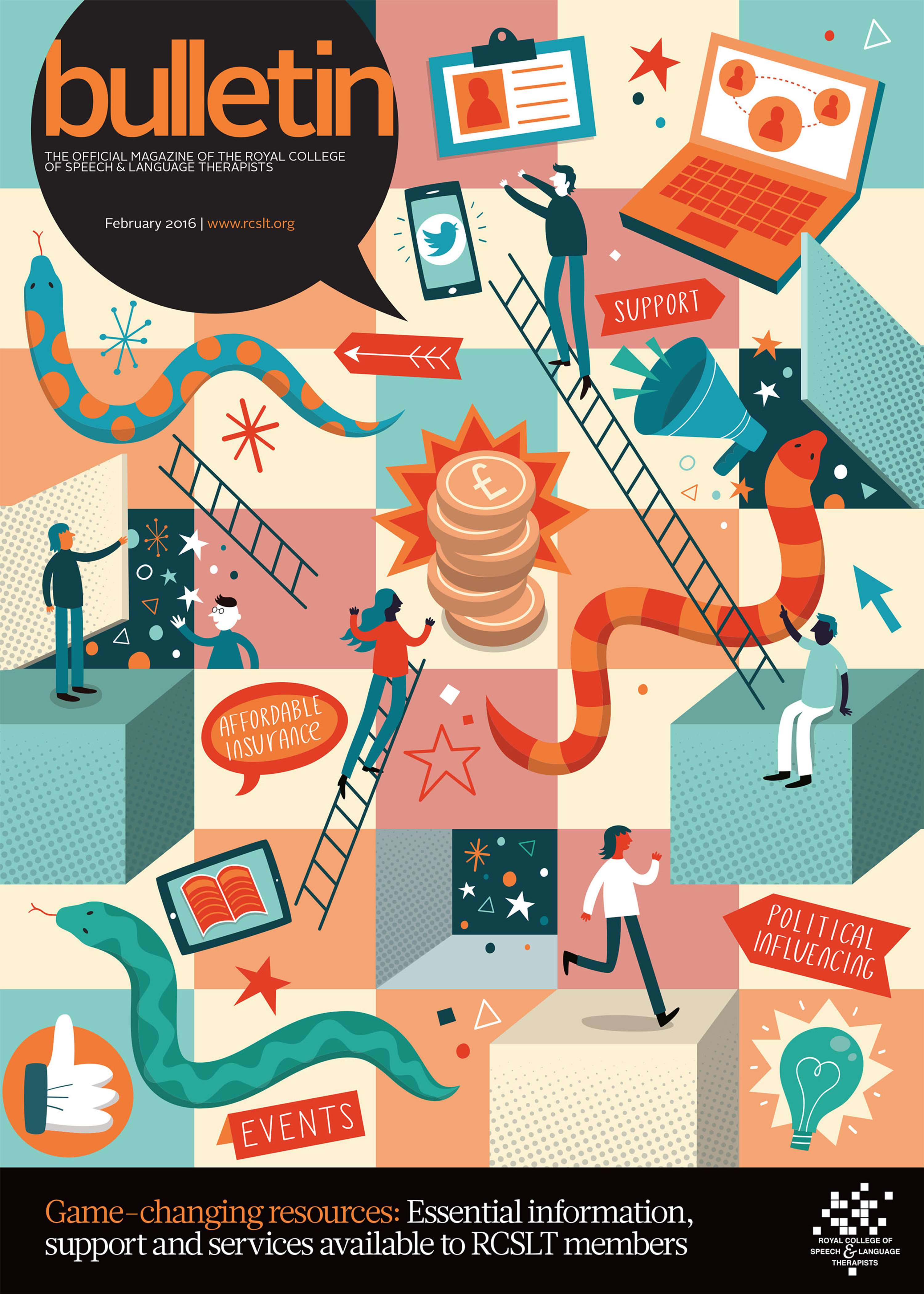 Bulletin Magazine Cover by Tom Woolley