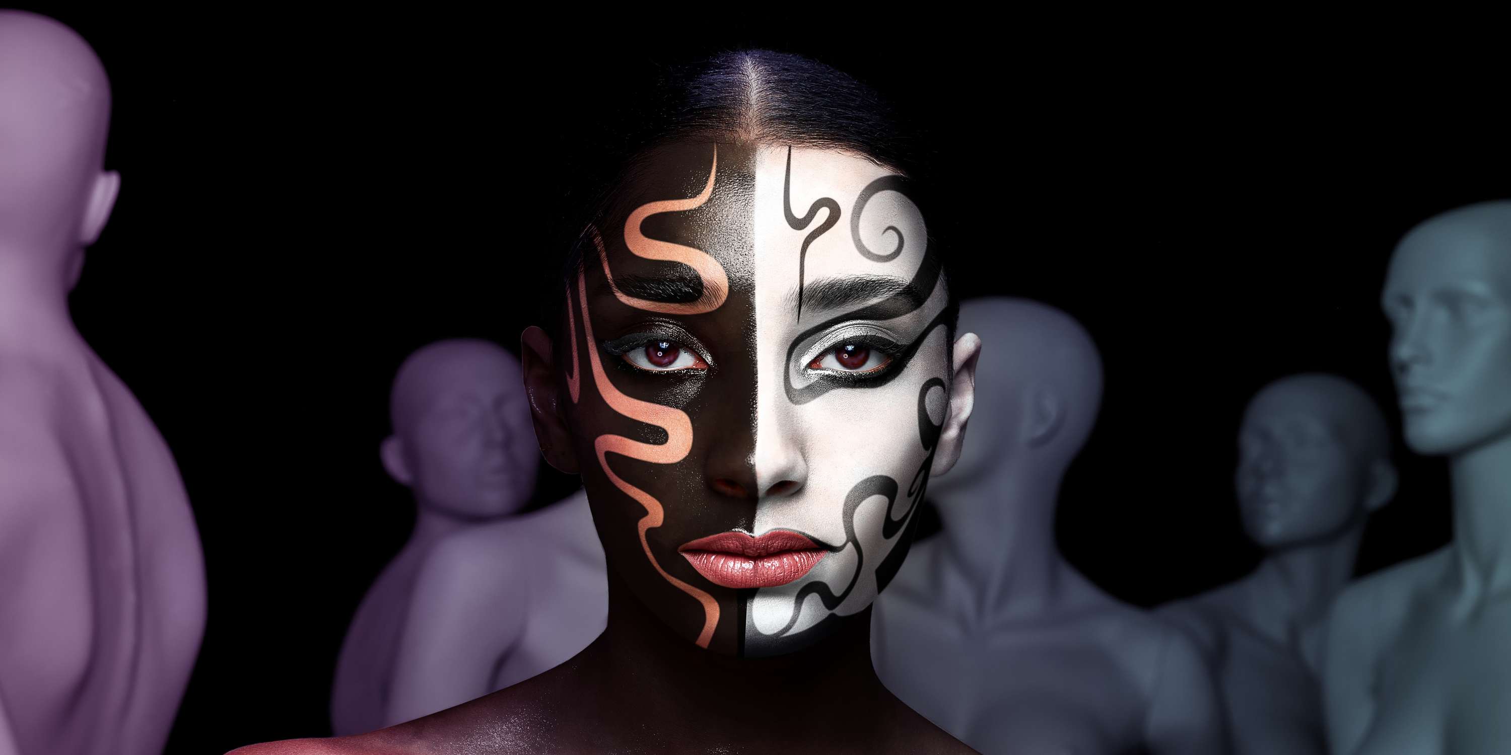A concept for make-up by Wojciech Kropidlowski