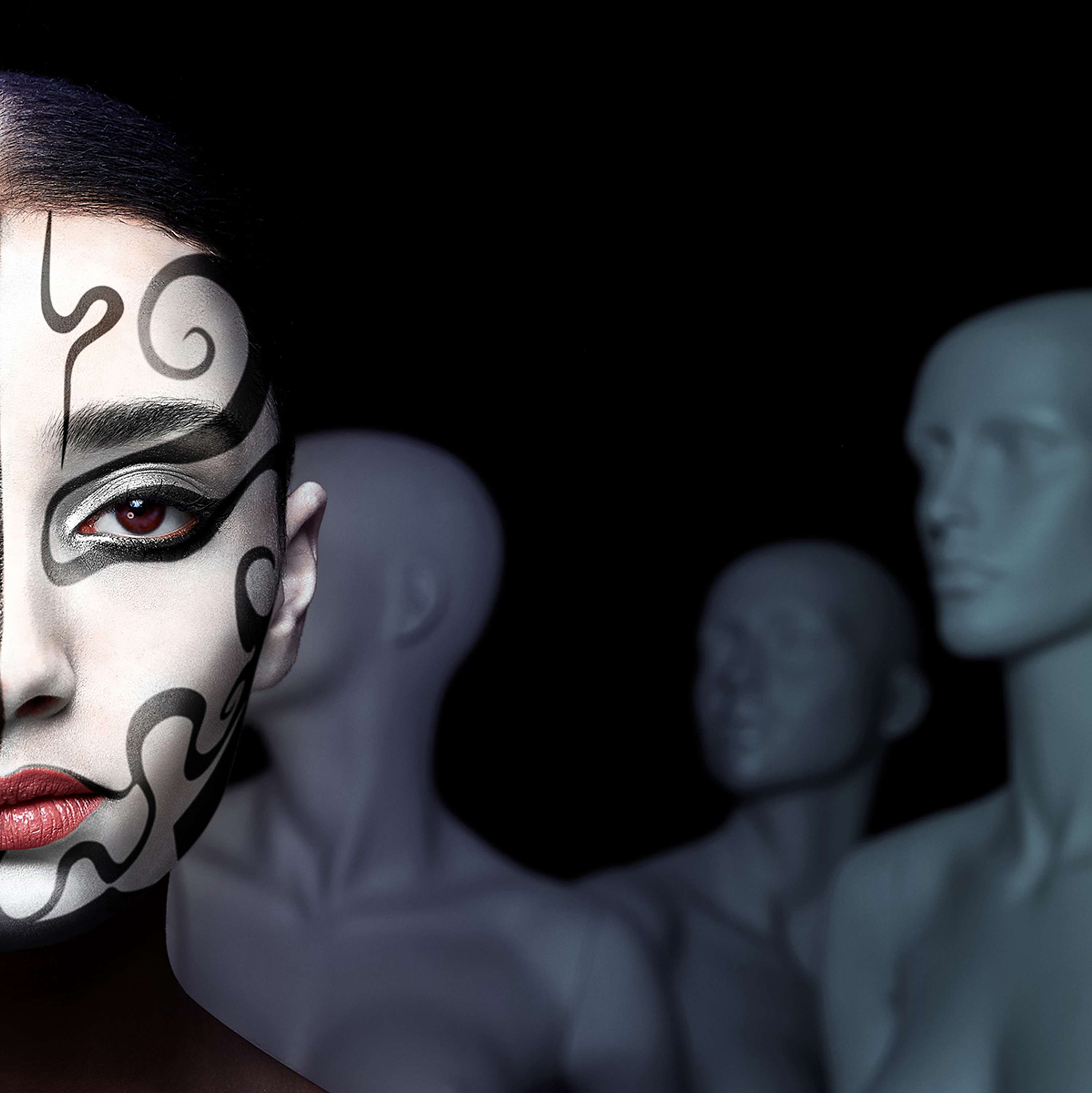 A concept for make-up by Wojciech Kropidlowski