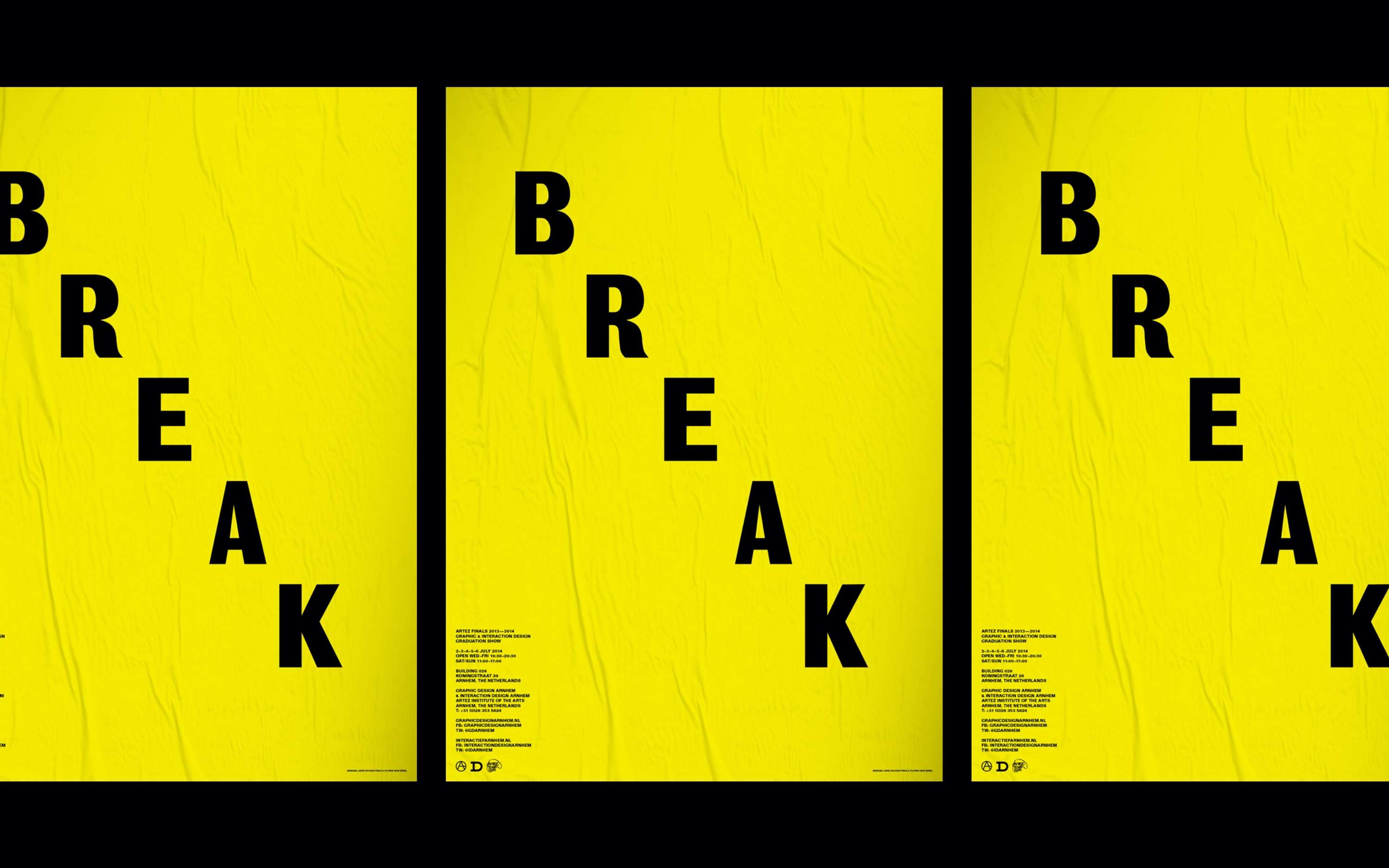 Break – Graphic Design Arnhem Finals 2014 by Floris van Driel