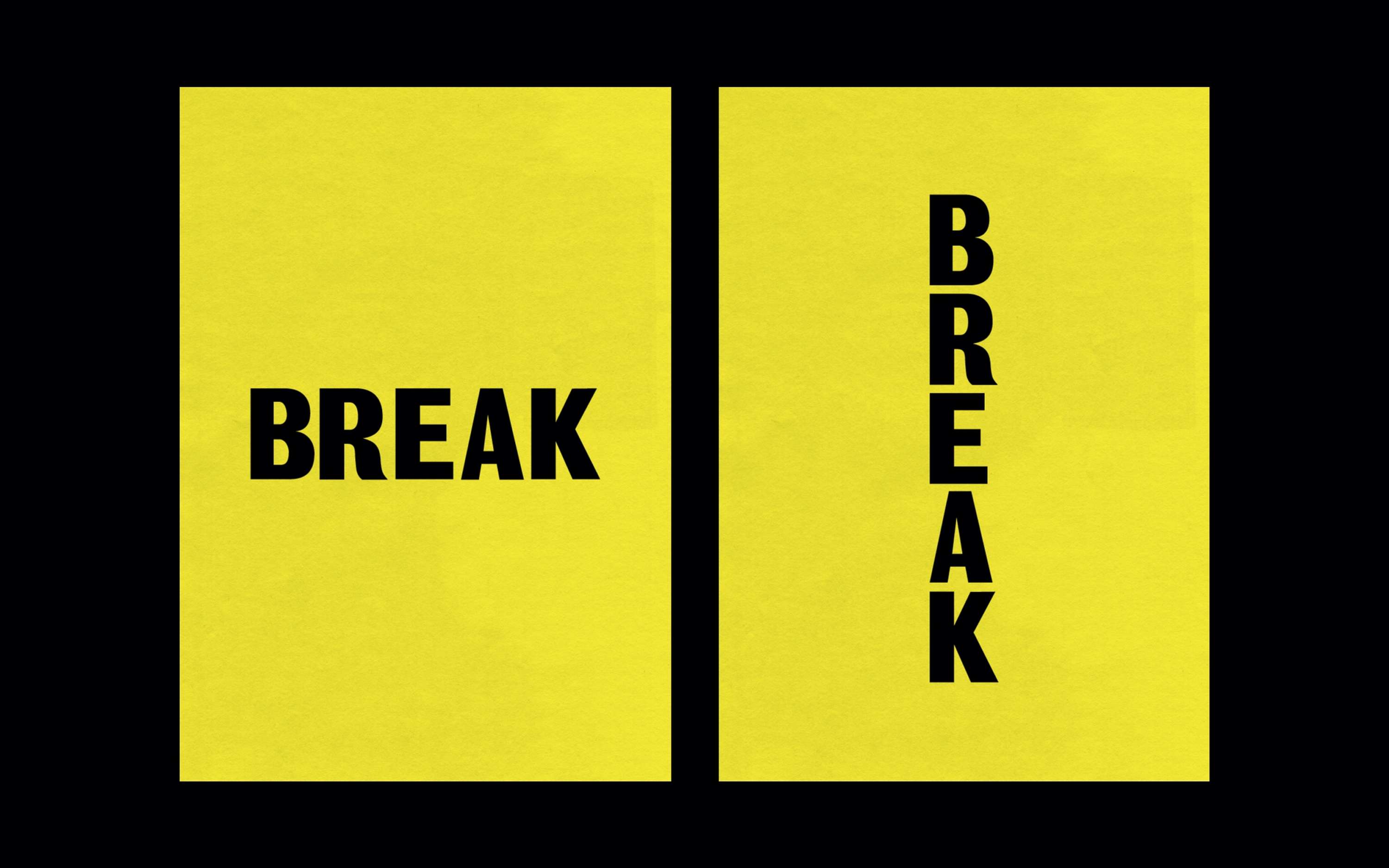 Break – Graphic Design Arnhem Finals 2014 by Floris van Driel