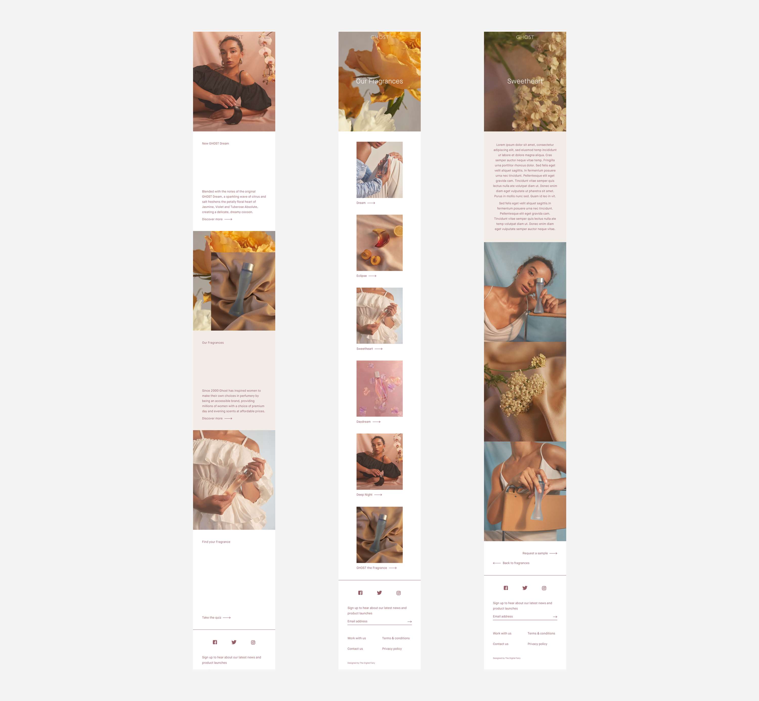 GHOST, Website by Jennie Clark