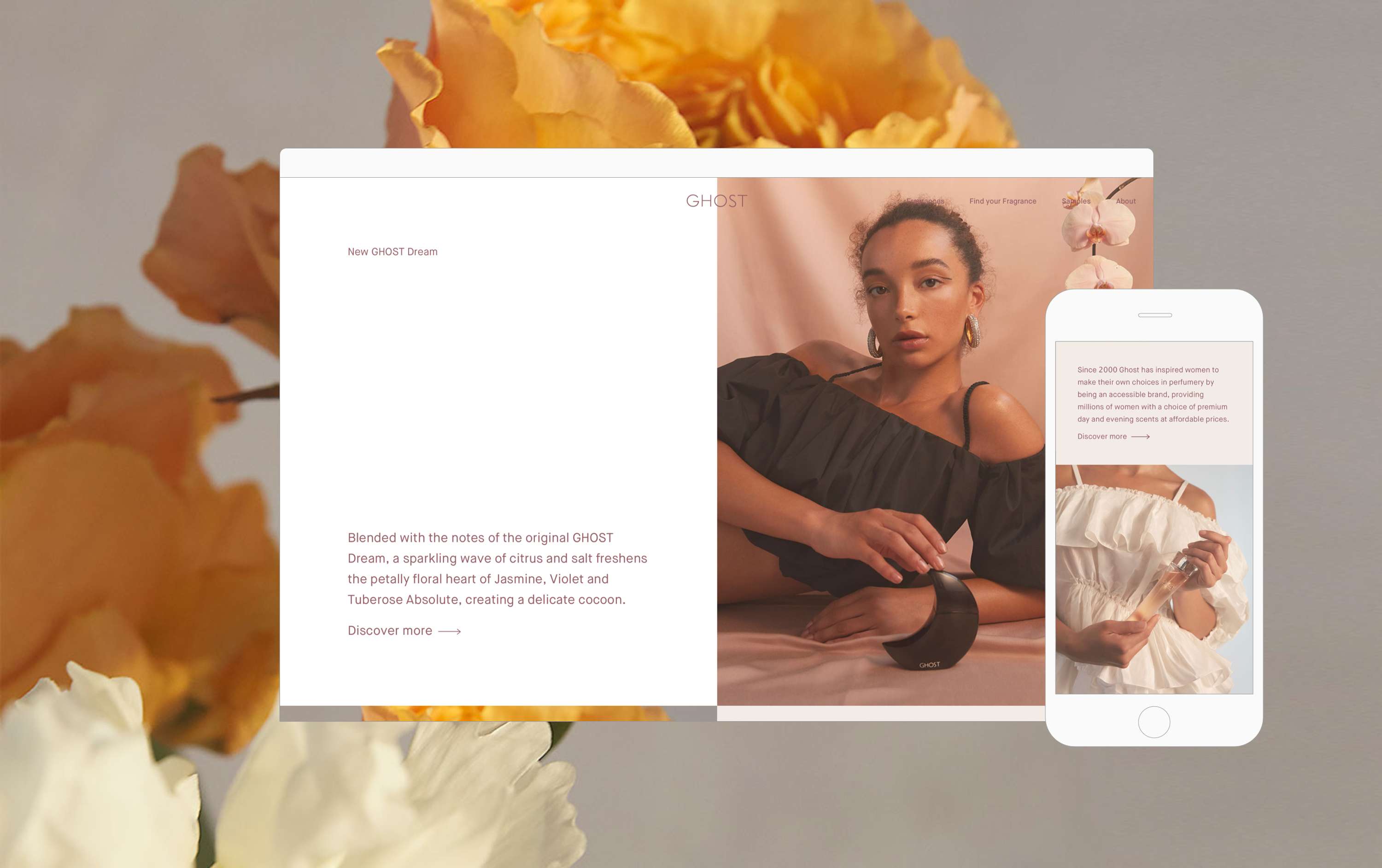 GHOST, Website by Jennie Clark