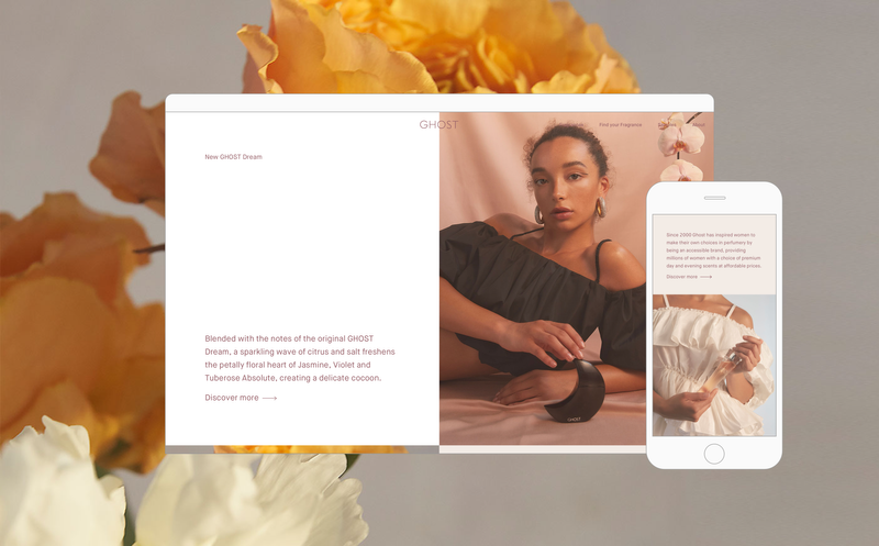 GHOST, Website by Jennie Clark