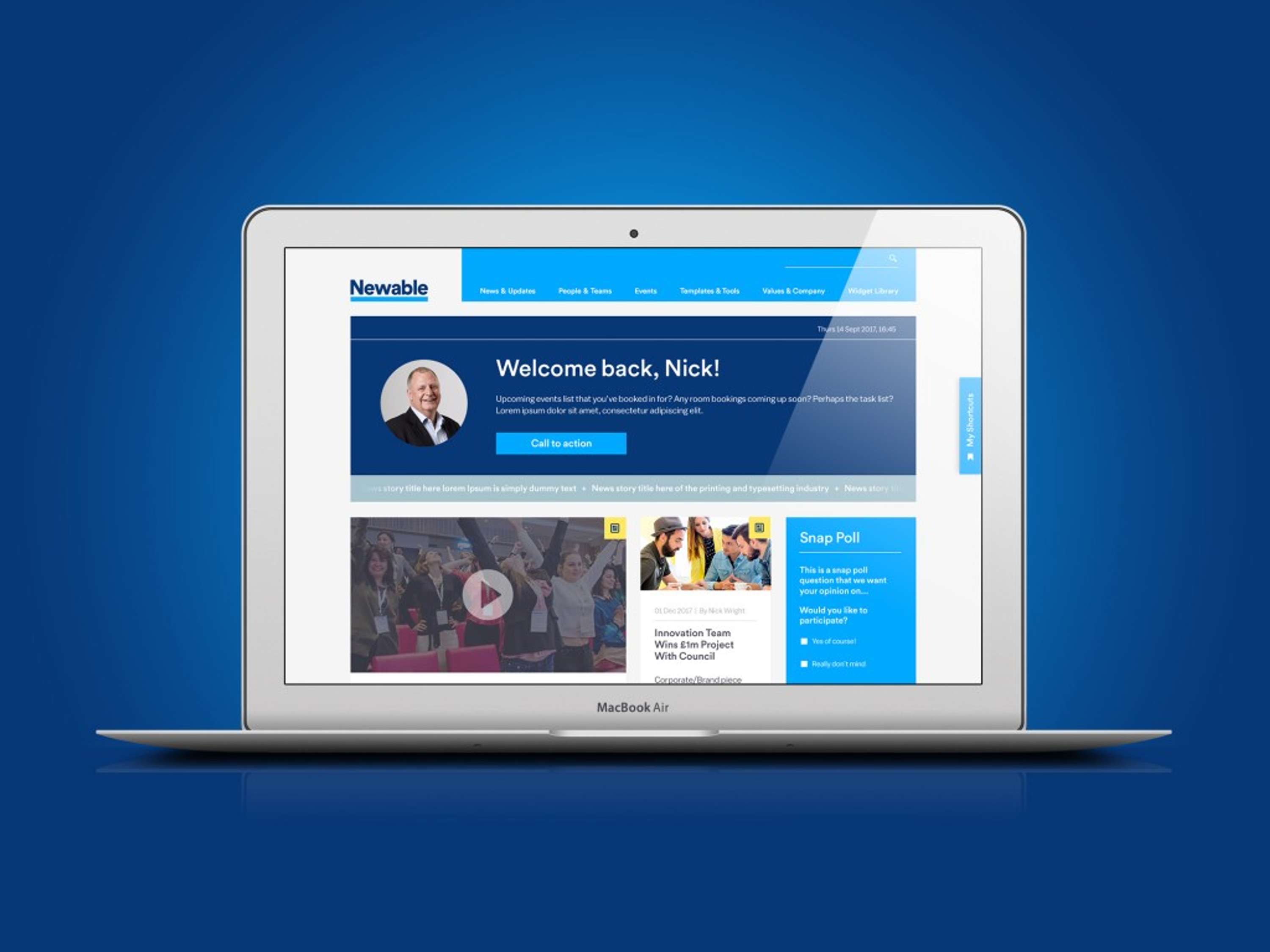 Newable Intranet by Jilly Cross