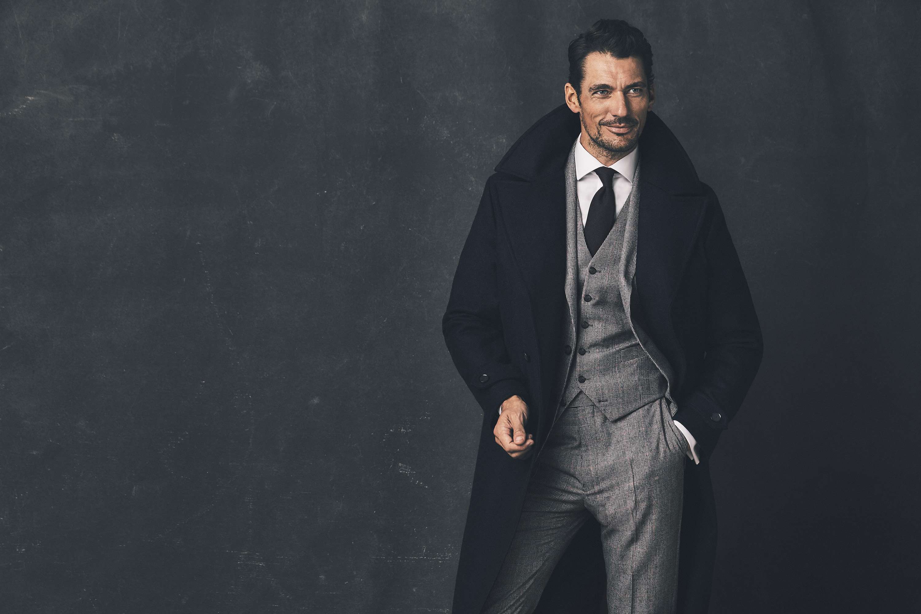 David Gandy with M&S Tailoring collaboration by Maggie Mattioni