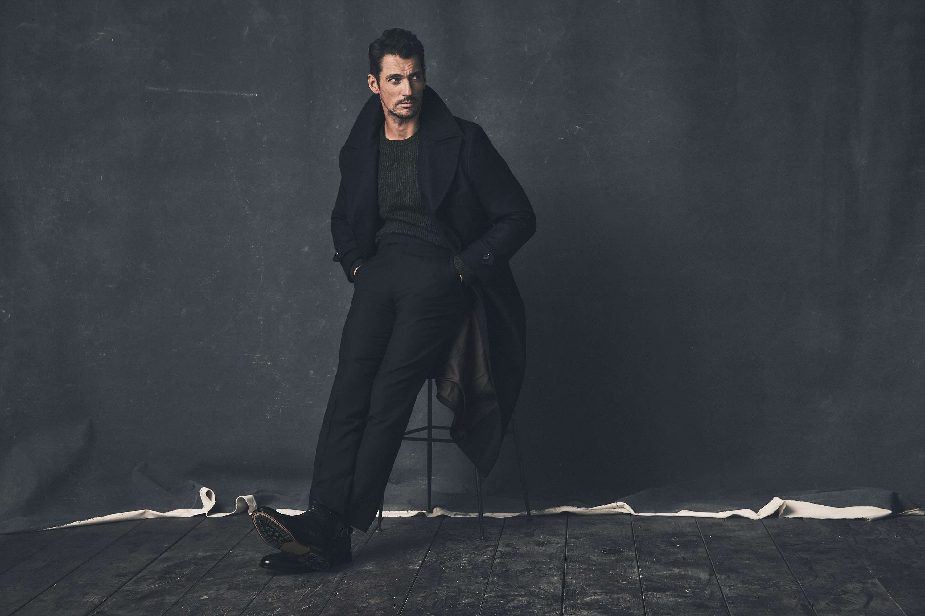 David Gandy with M&S Tailoring collaboration by Maggie Mattioni