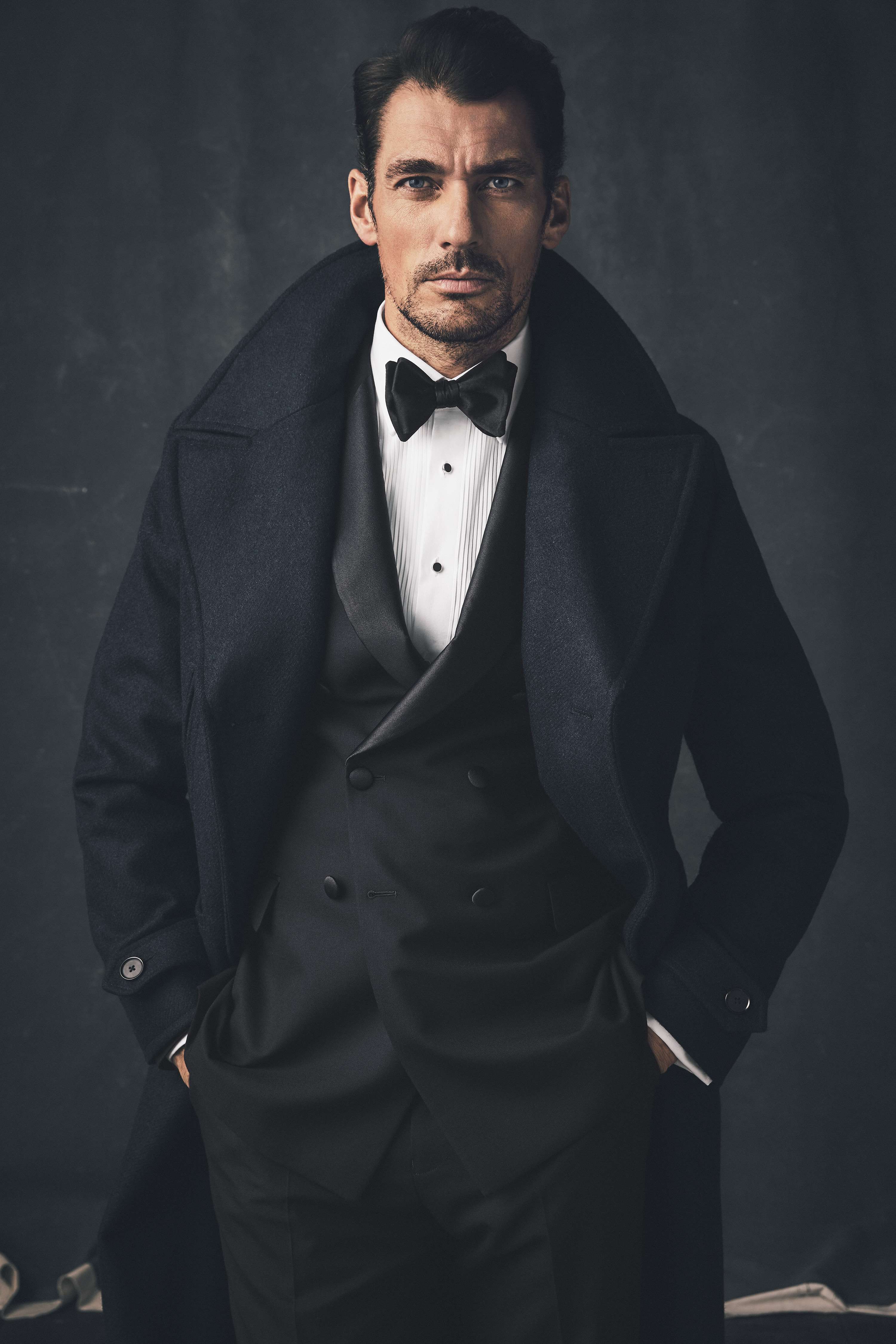 David Gandy with M&S Tailoring collaboration by Maggie Mattioni