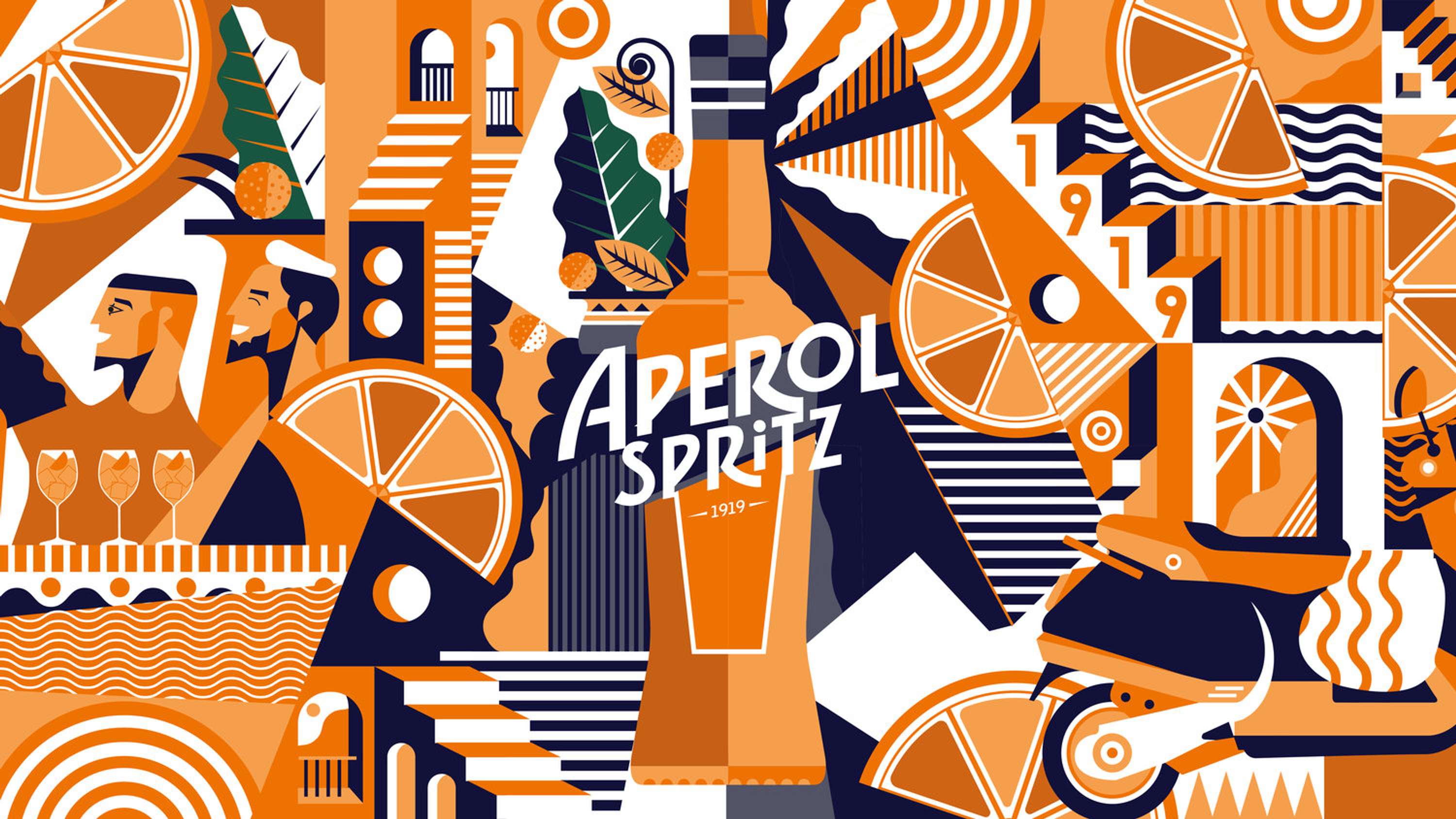 Jonny Wan - Aperol by Central Illustration Agency