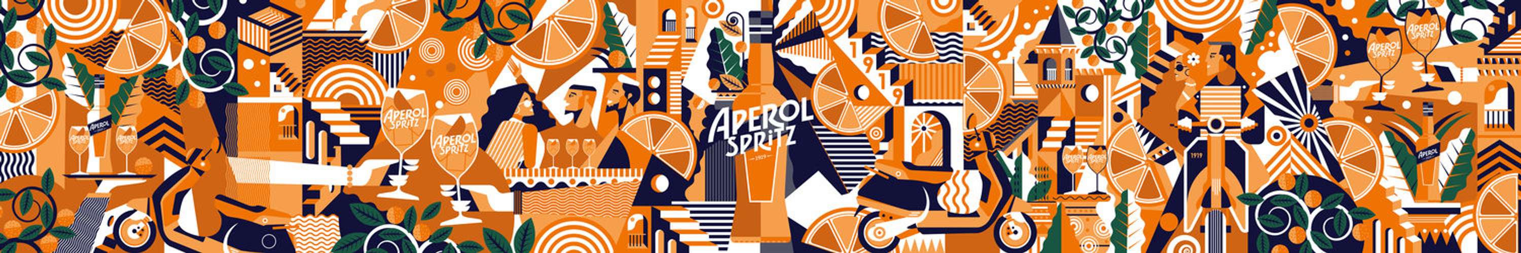 Jonny Wan - Aperol by Central Illustration Agency