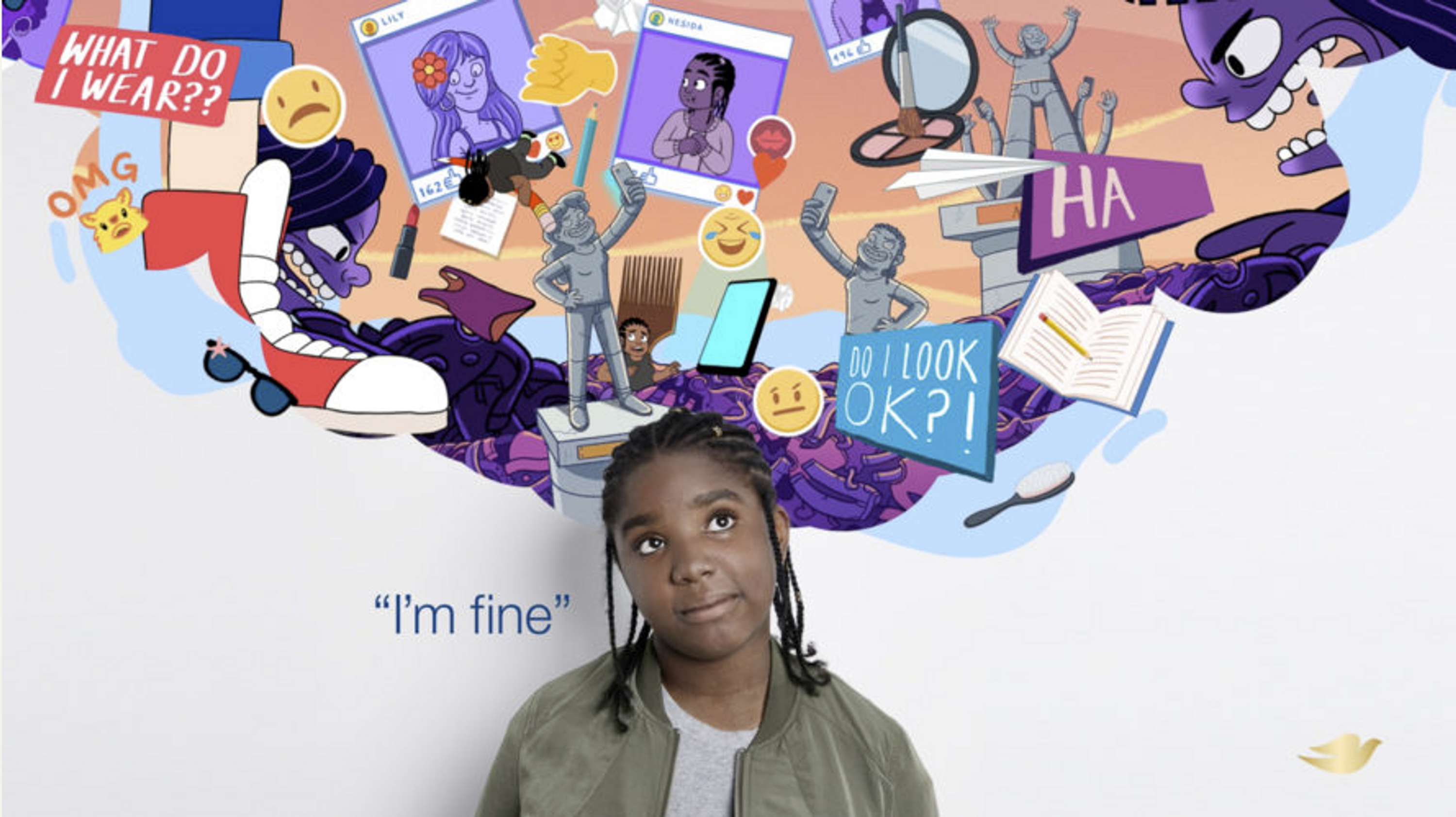 Dove - "I'm Fine" Self Esteem Project by Kitty Gale