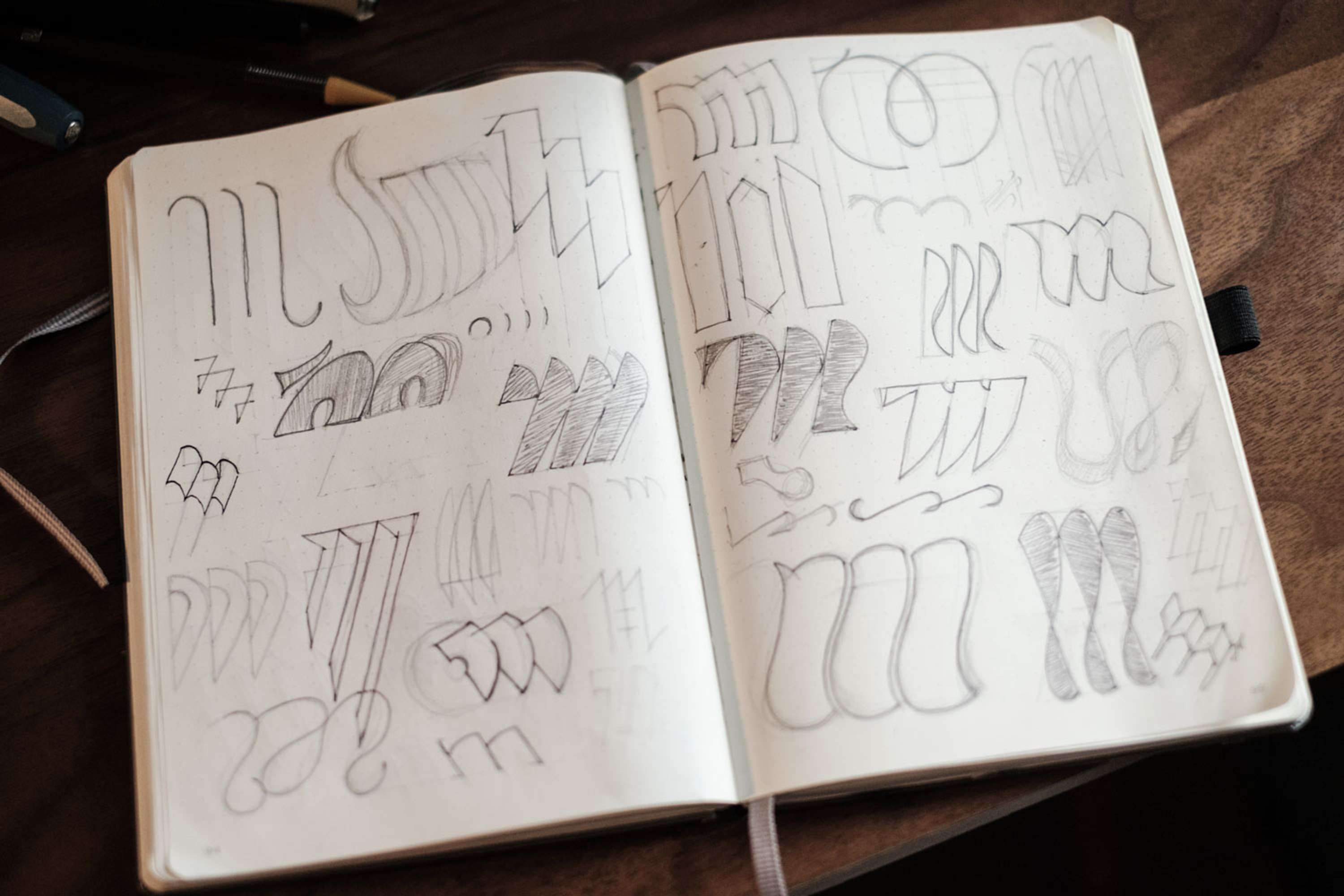 Sketchbook Type Play by David Jackson