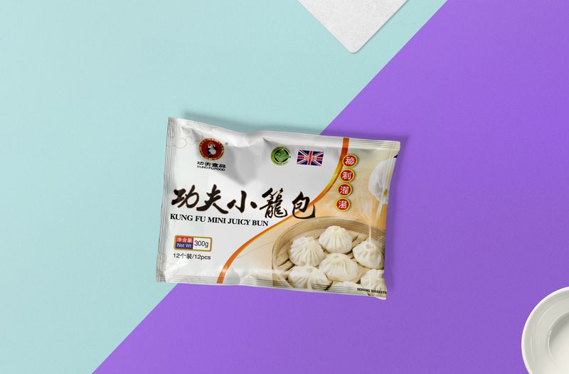 Kungfu Mini Juicy Bun Packaging by Jay Chen