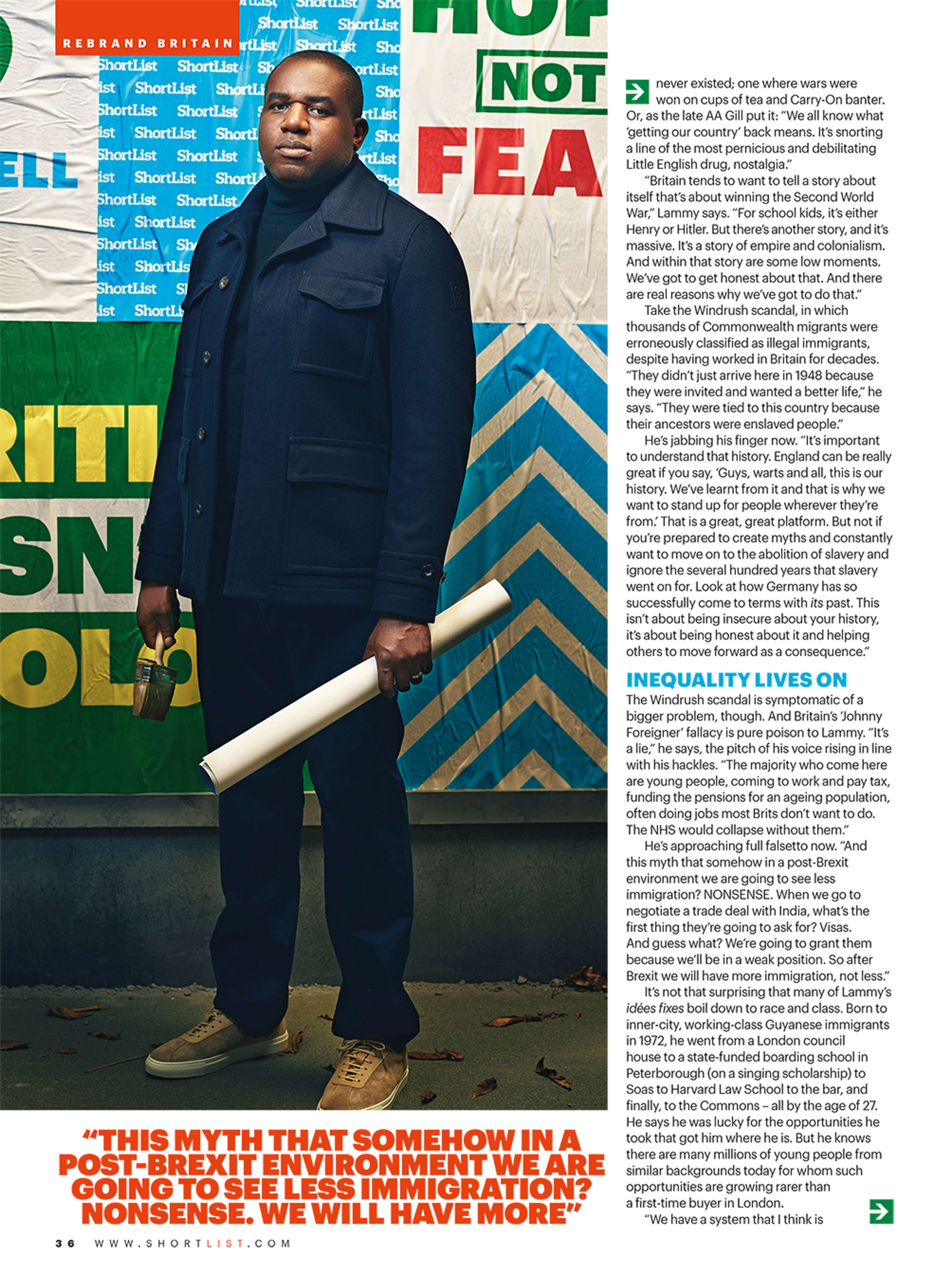 David Lammy by Kevin Fay
