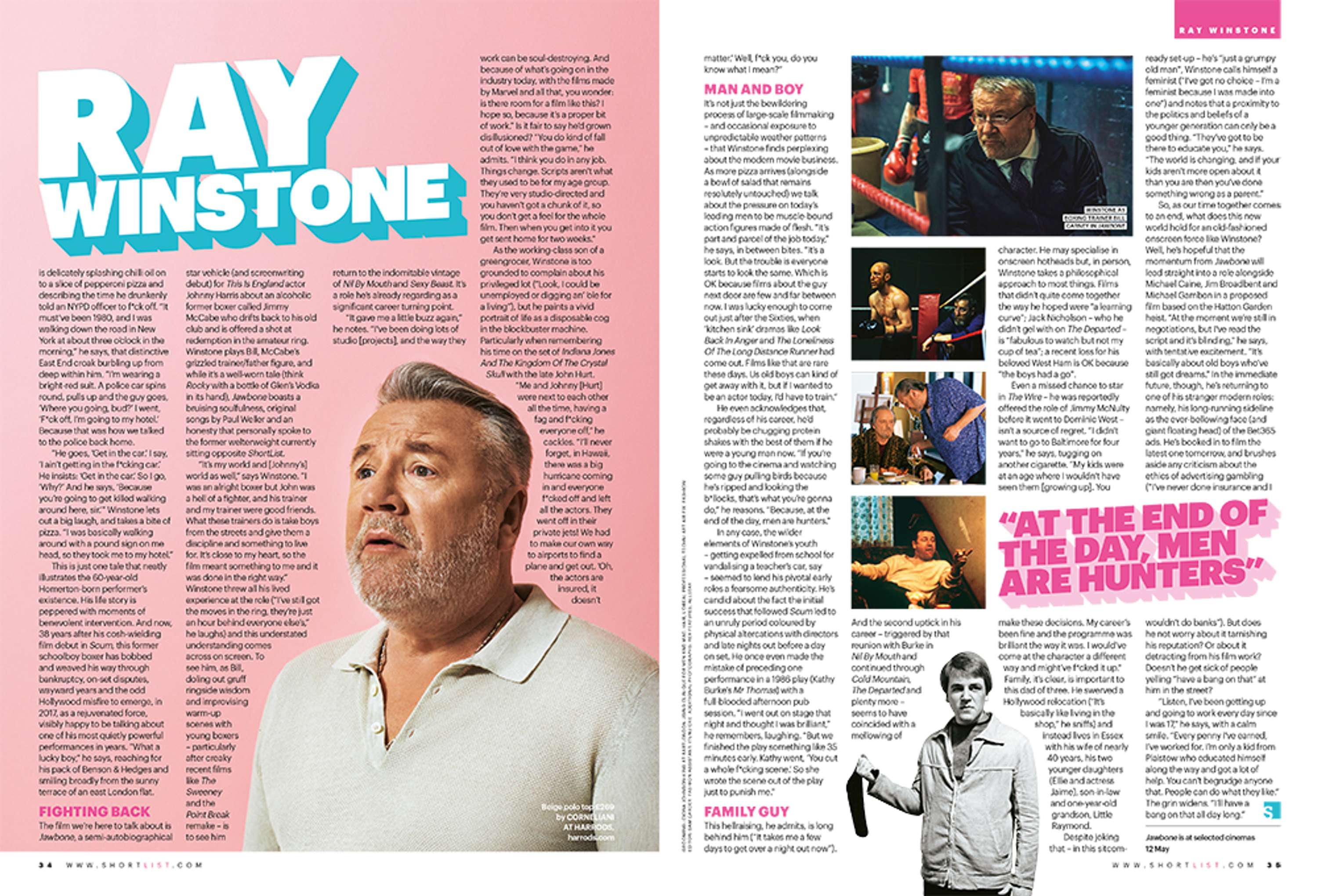 Ray Winstone by Kevin Fay