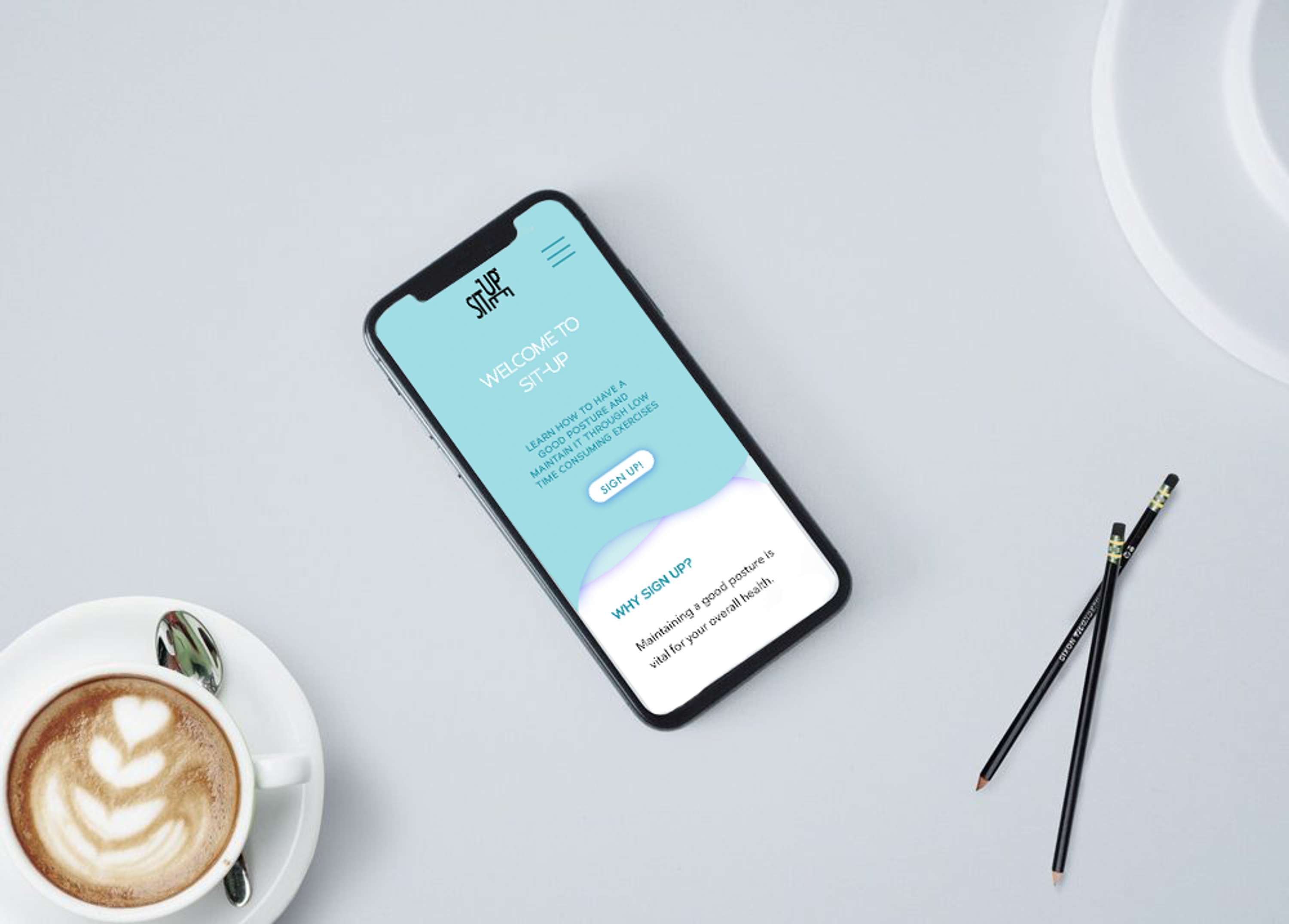 Sit Up Website by Cecilia Fraticelli