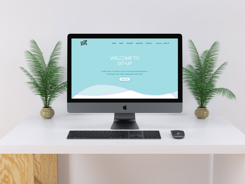Sit Up Website by Cecilia Fraticelli