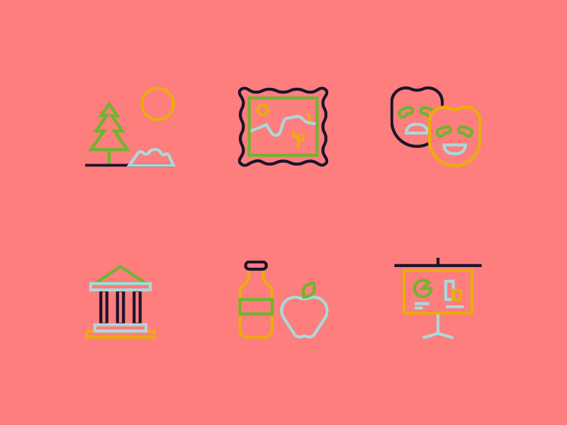 Icon Set Destination Makers by Andrei Vaduva