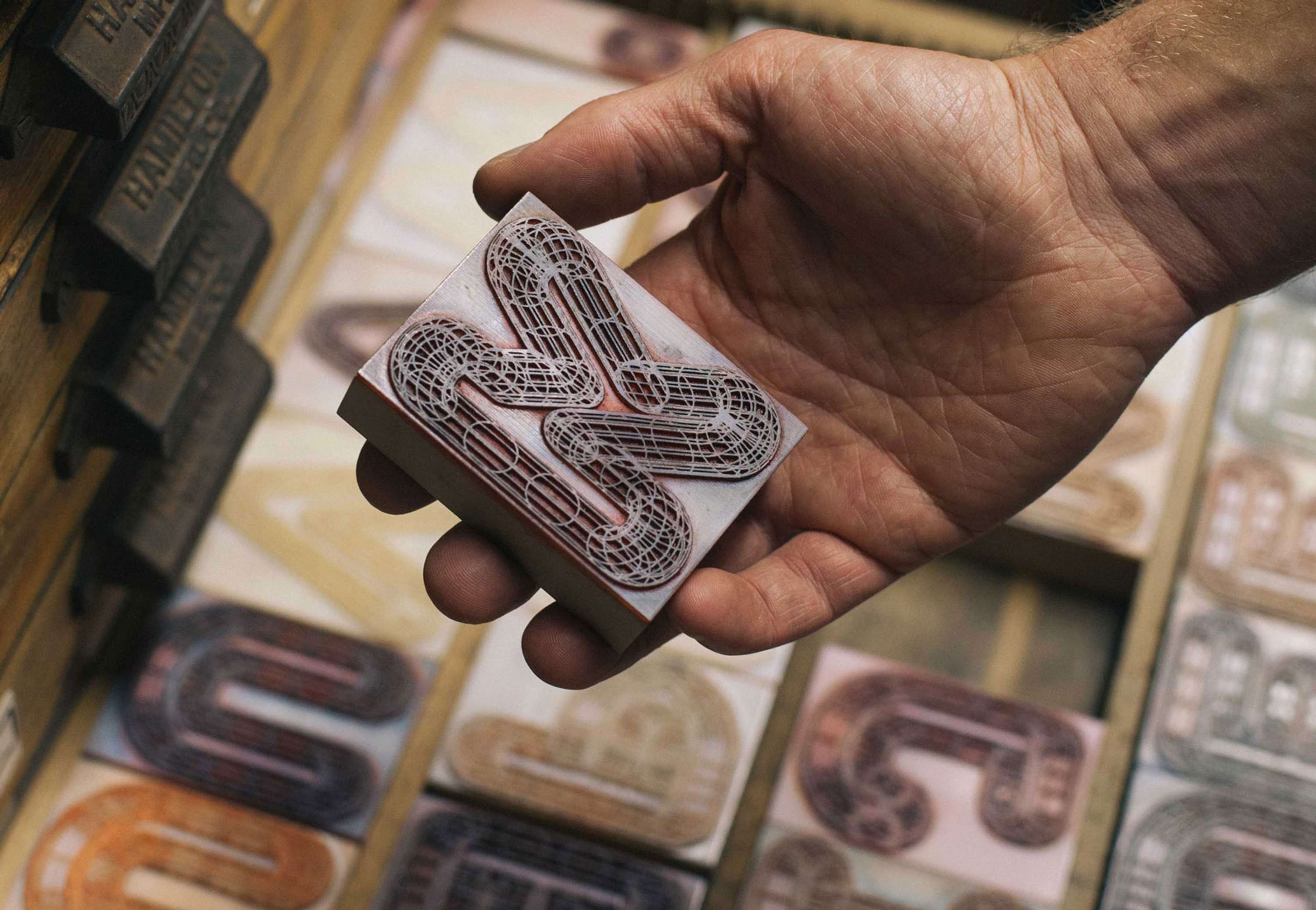 A23D: a 3D-printed letterpress font by Richard Ardagh