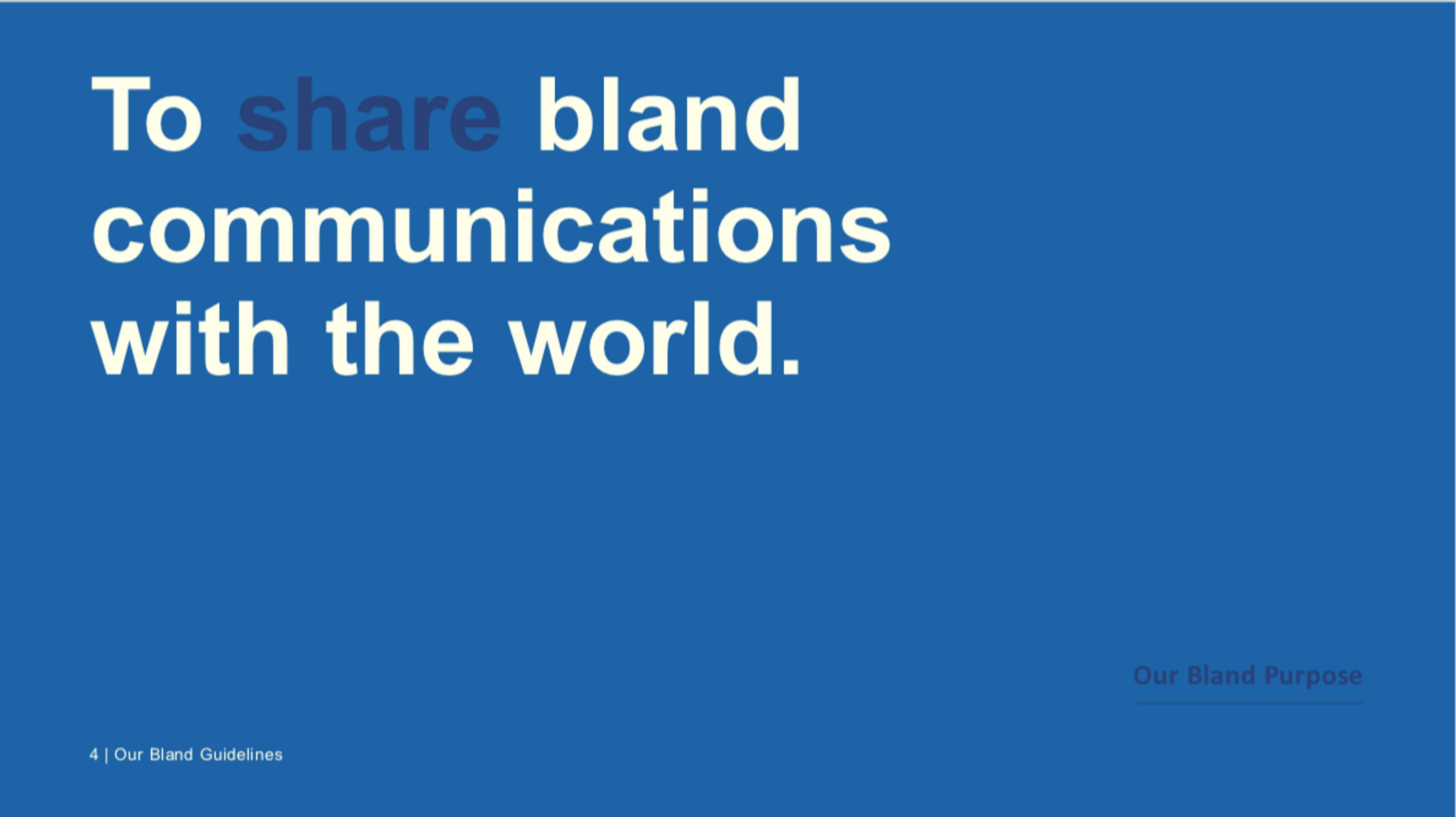 Bland Guidelines by Vikki Ross