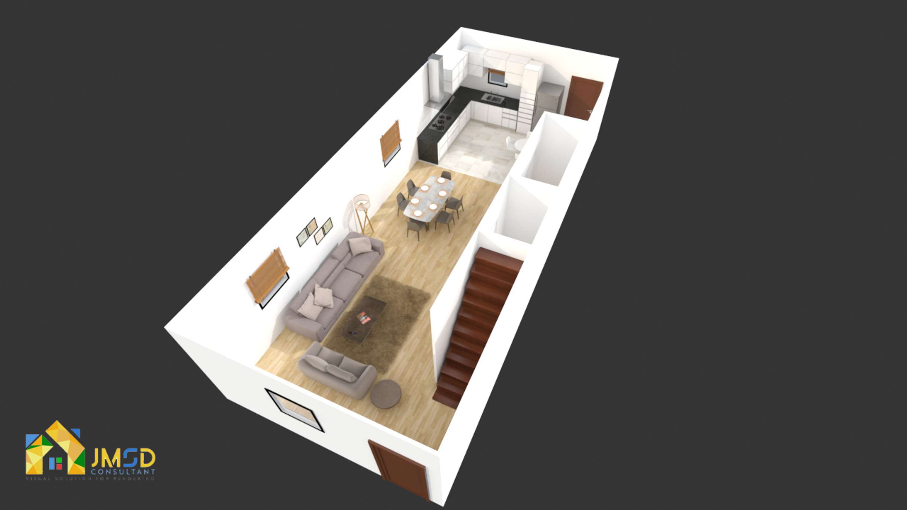 3D Floor Plan Design Rendering Services by Architectural Group