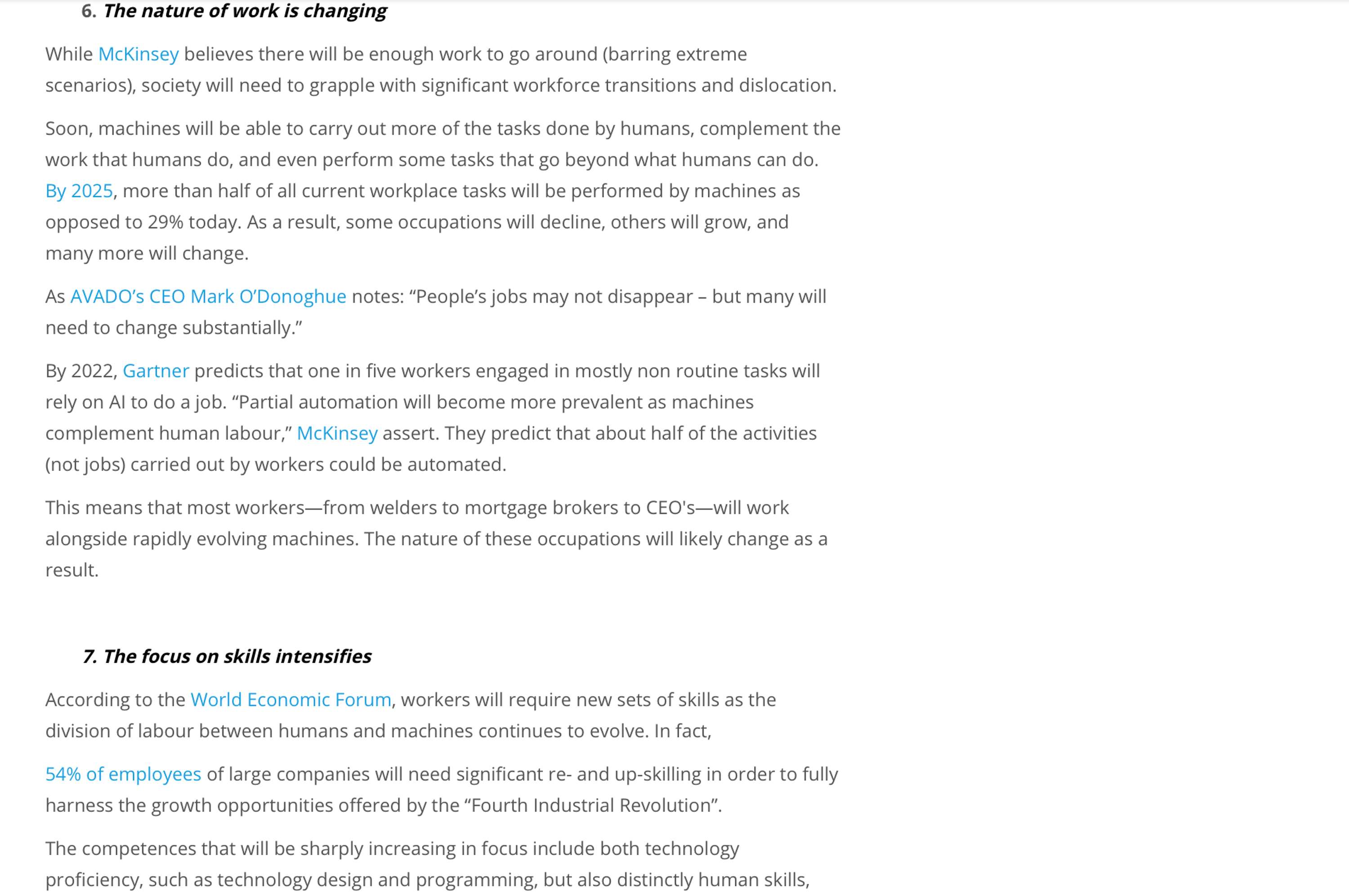 AVADO Learning: 10 Predictions for Data and Jobs in 2019 by Caroline Roseberry Koktvedgaard