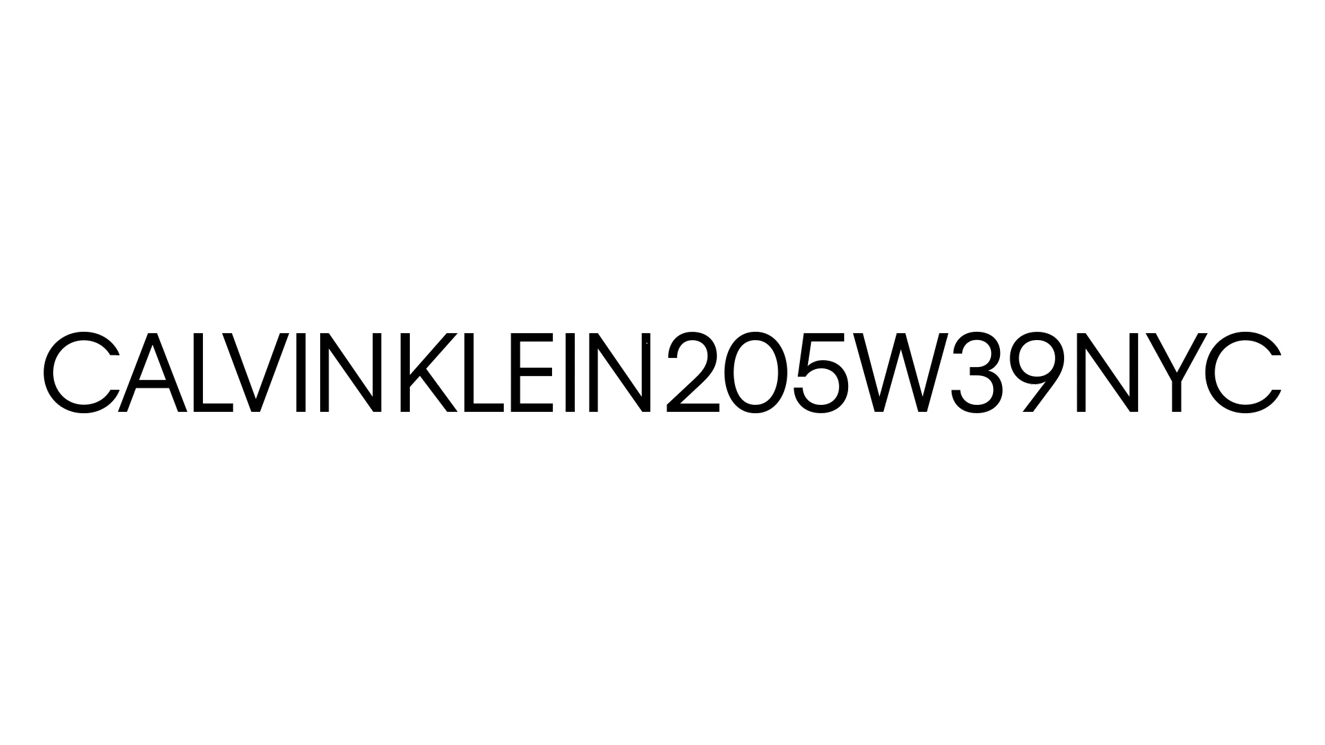 Calvin Klein logo animations by Dan Roberts
