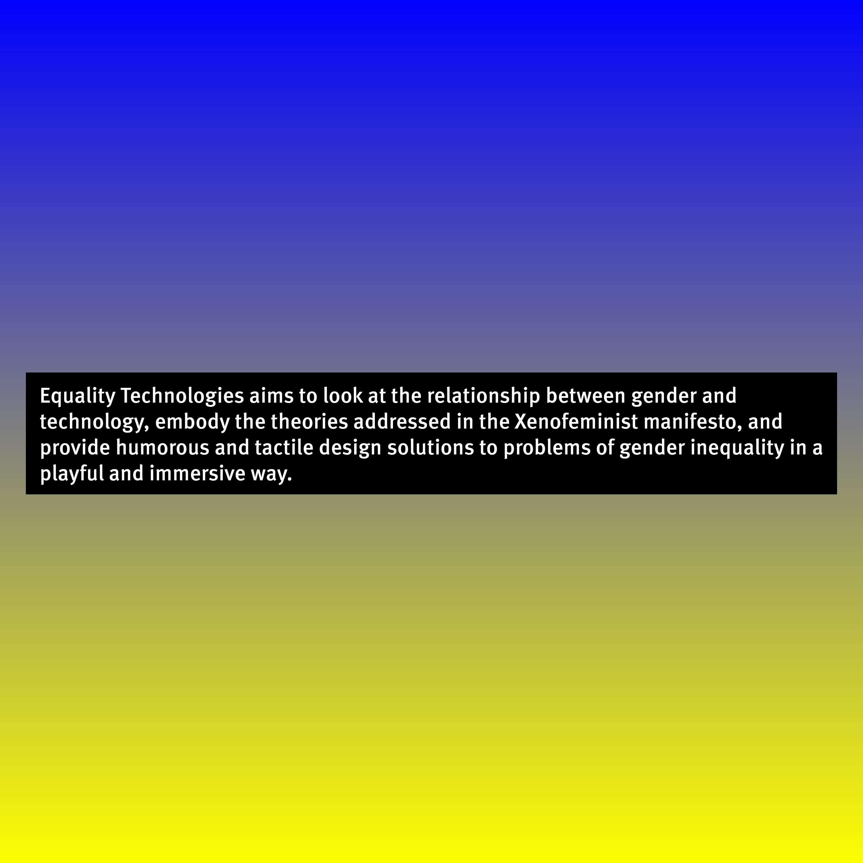 Equality Technologies by Luisa Charles