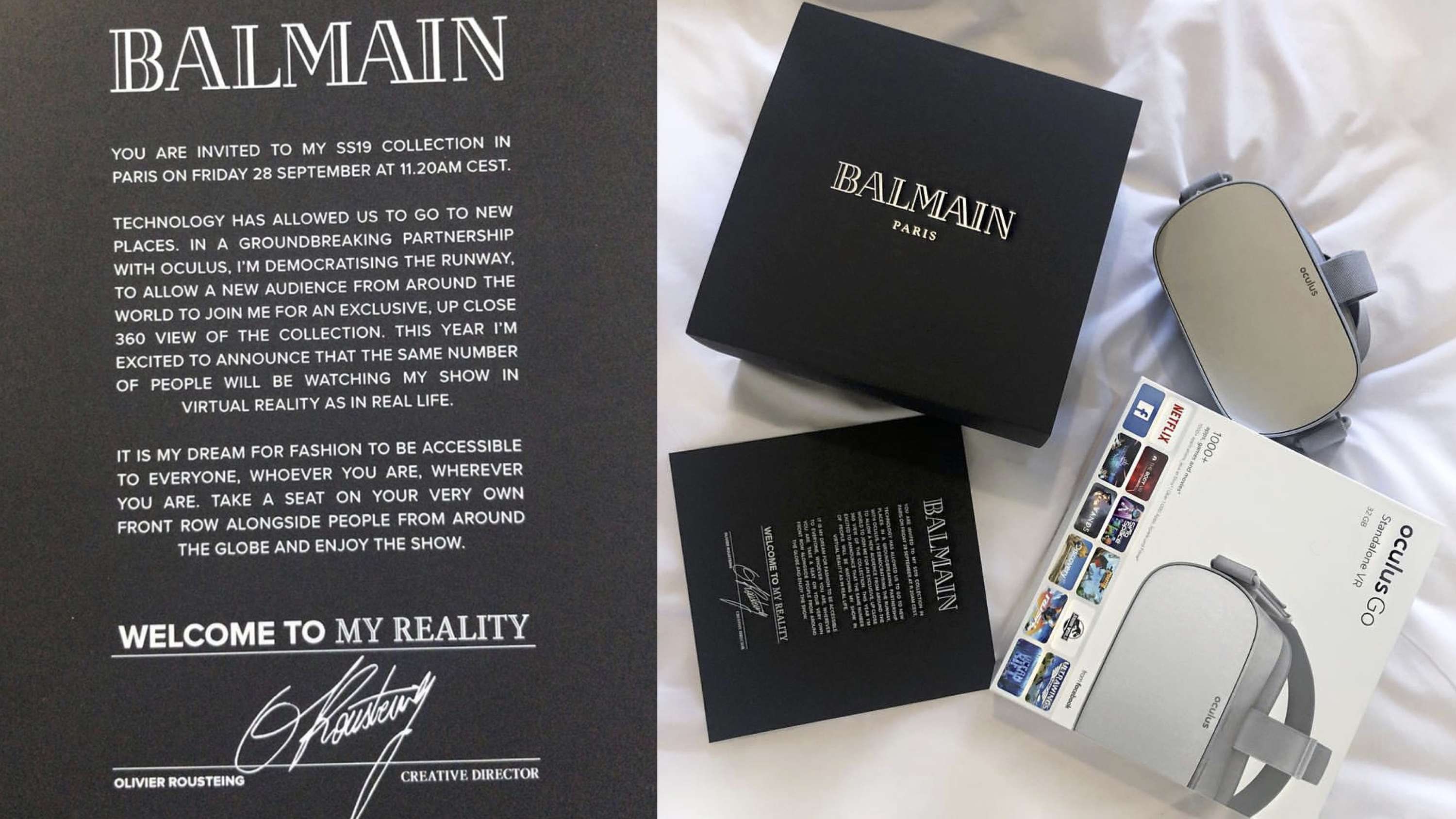 Balmain - Democratisation of the front row by Felicity Garrard